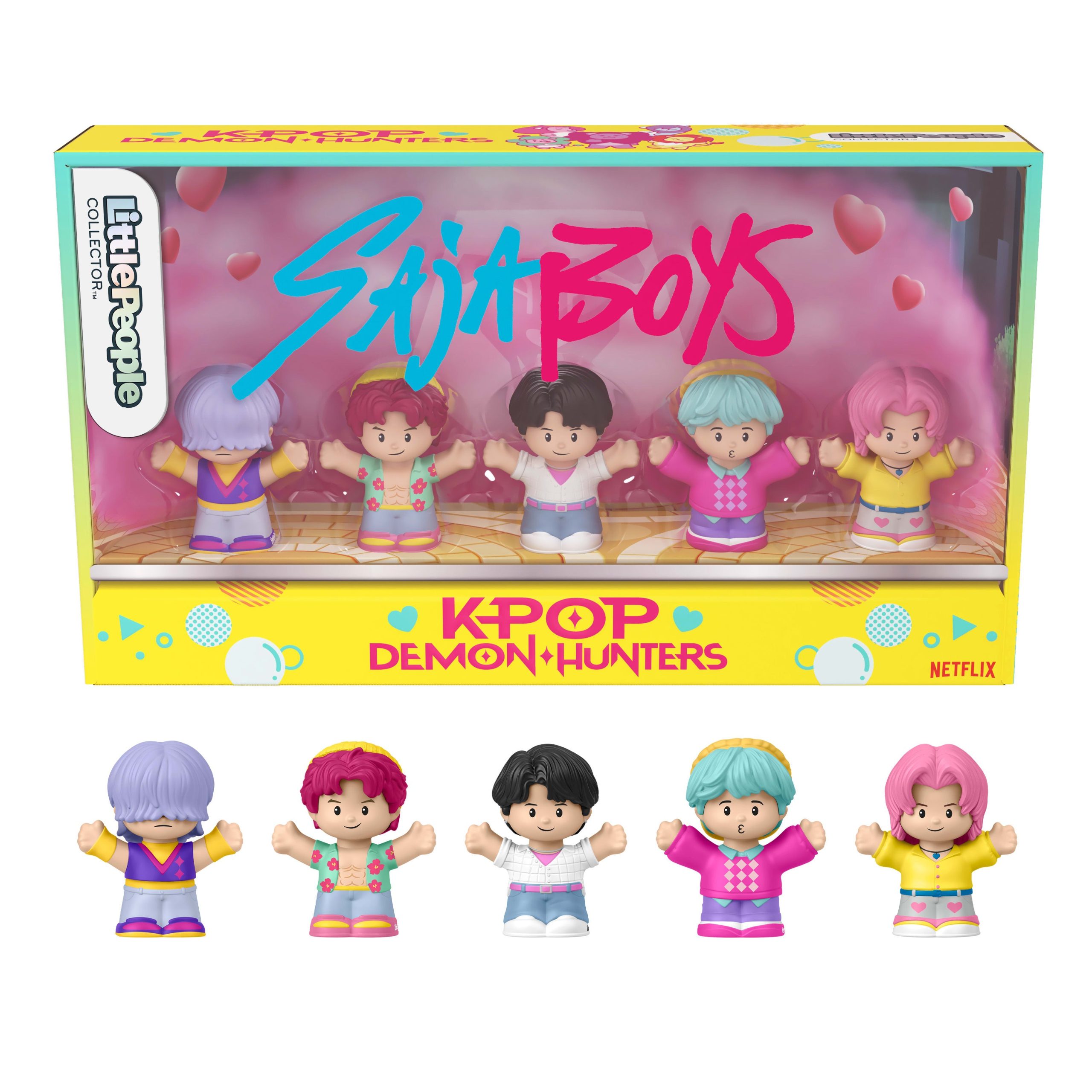 Little People Collector Kpop Demon Hunters: Saja Boys Special Edition Set. 5 Figures