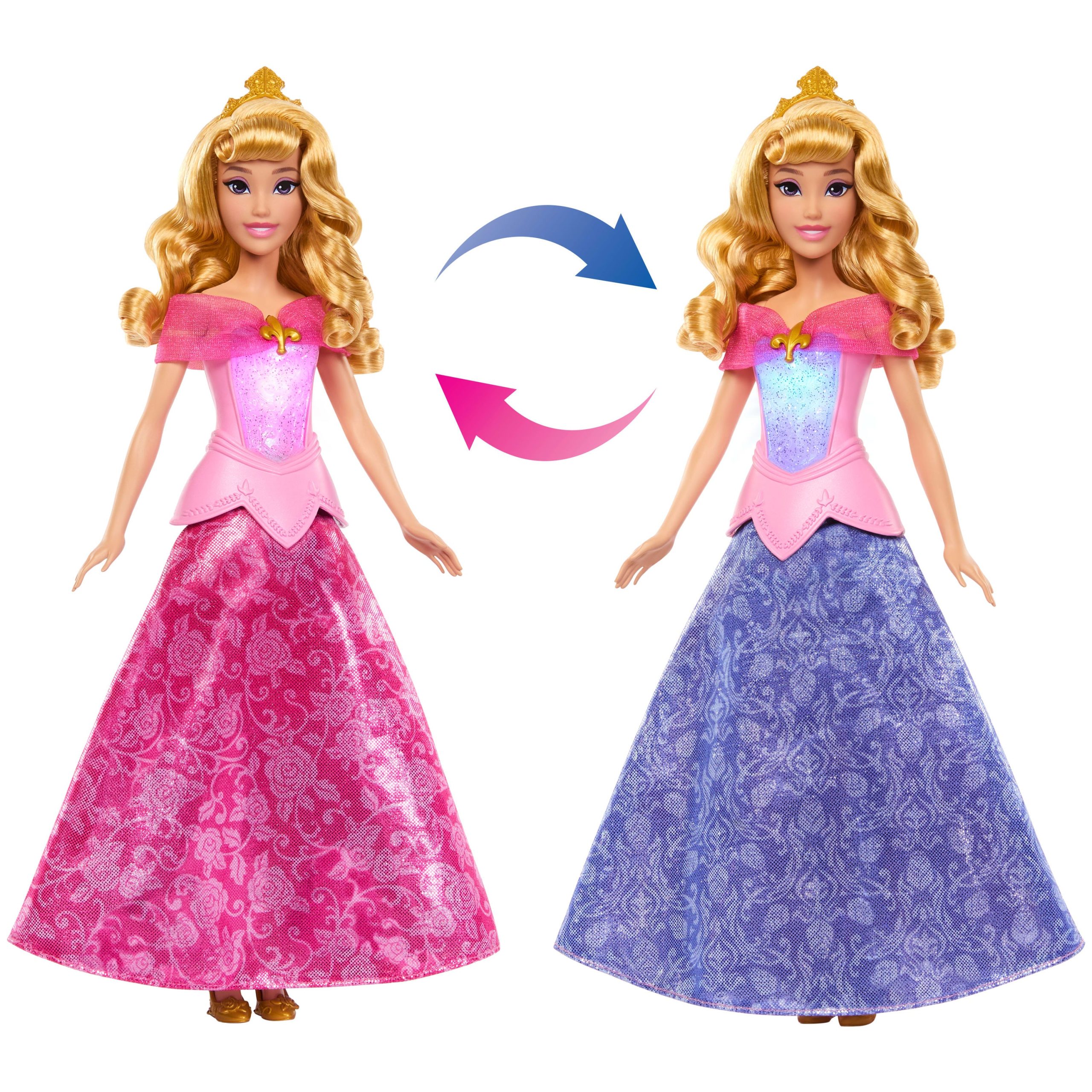 Princesses Disney Poupée Aurore et Sa Robe Magique - Image 5