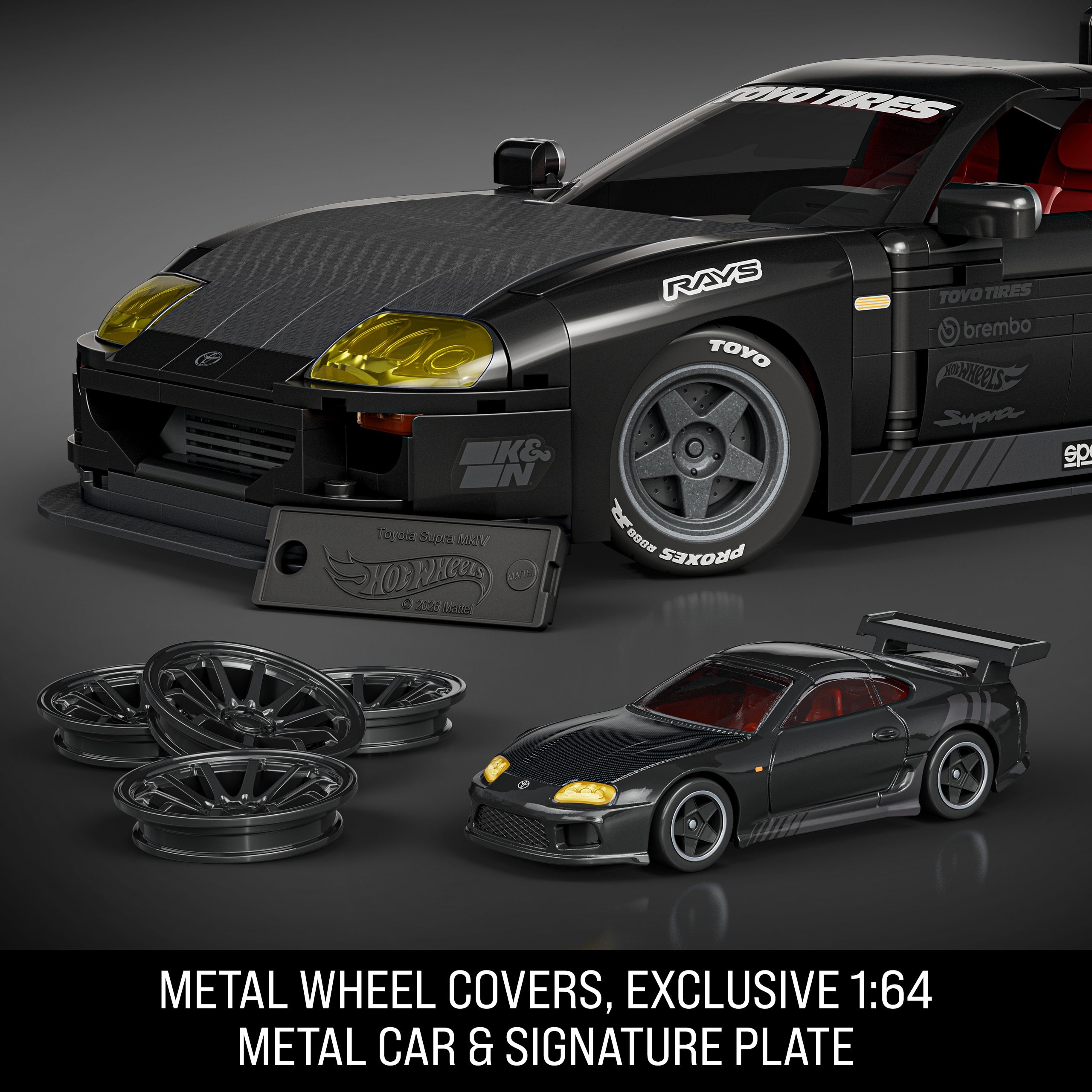 Mattel Brick Shop Hot Wheels '94 Toyota Supra Mkiv Building Toy Kit (824 Pieces). For Collectors - Image 5