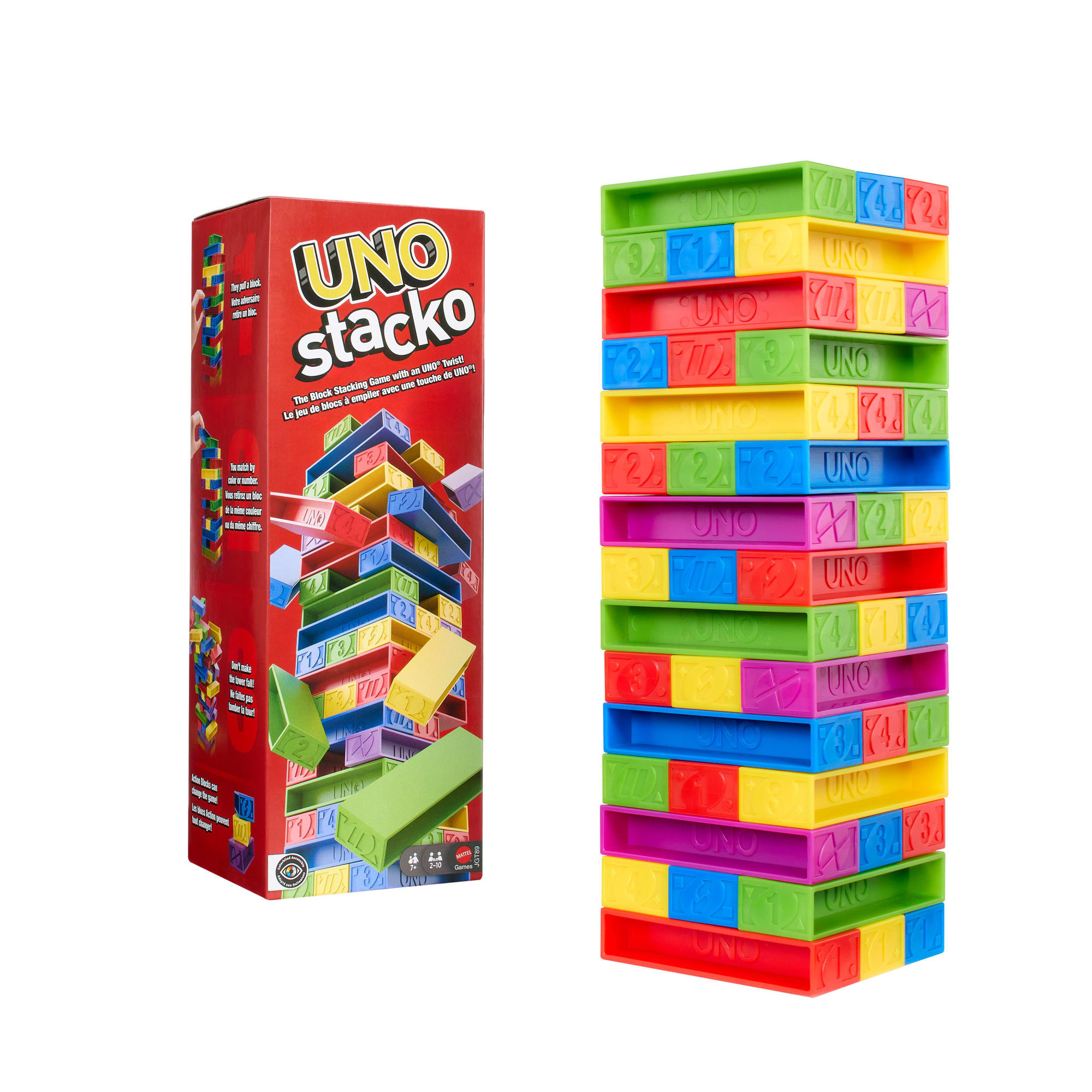 UNO Jogo de Tabuleiro Stacko Novo - Image 3