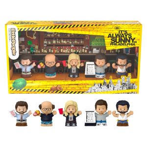 Little People Collector It's Always Sunny in Philadelphia Set For Adults & Fans. 5 Figures