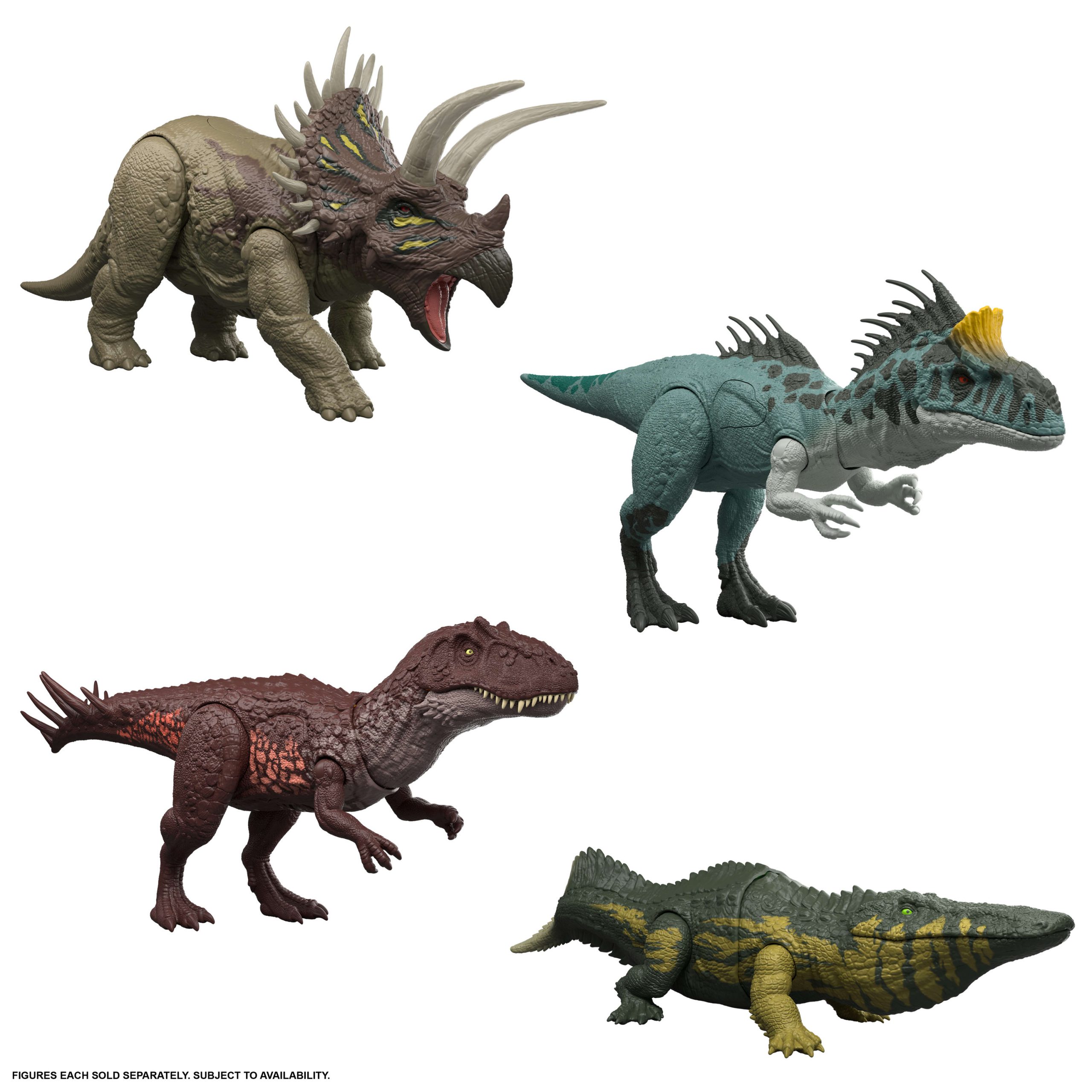 Jurassic World Wild Roar Triceratops Dinosaur Action Figure Toy. Sounds & Attack & Lights - Image 5