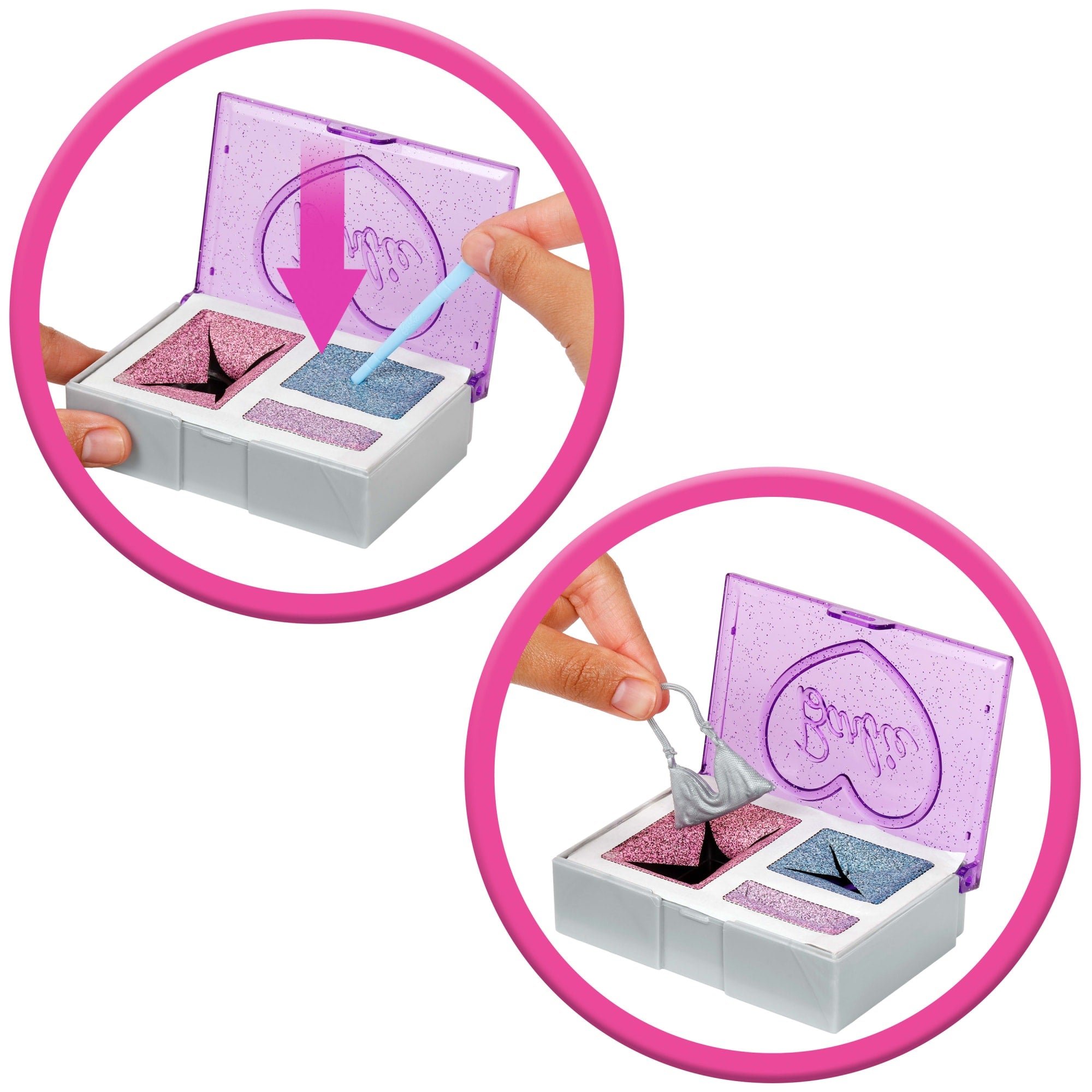 Poupée et Accessoires Barbie Party Unboxed Série Fête Glamour Violet Scintillant Avec 10Surprises - Image 5