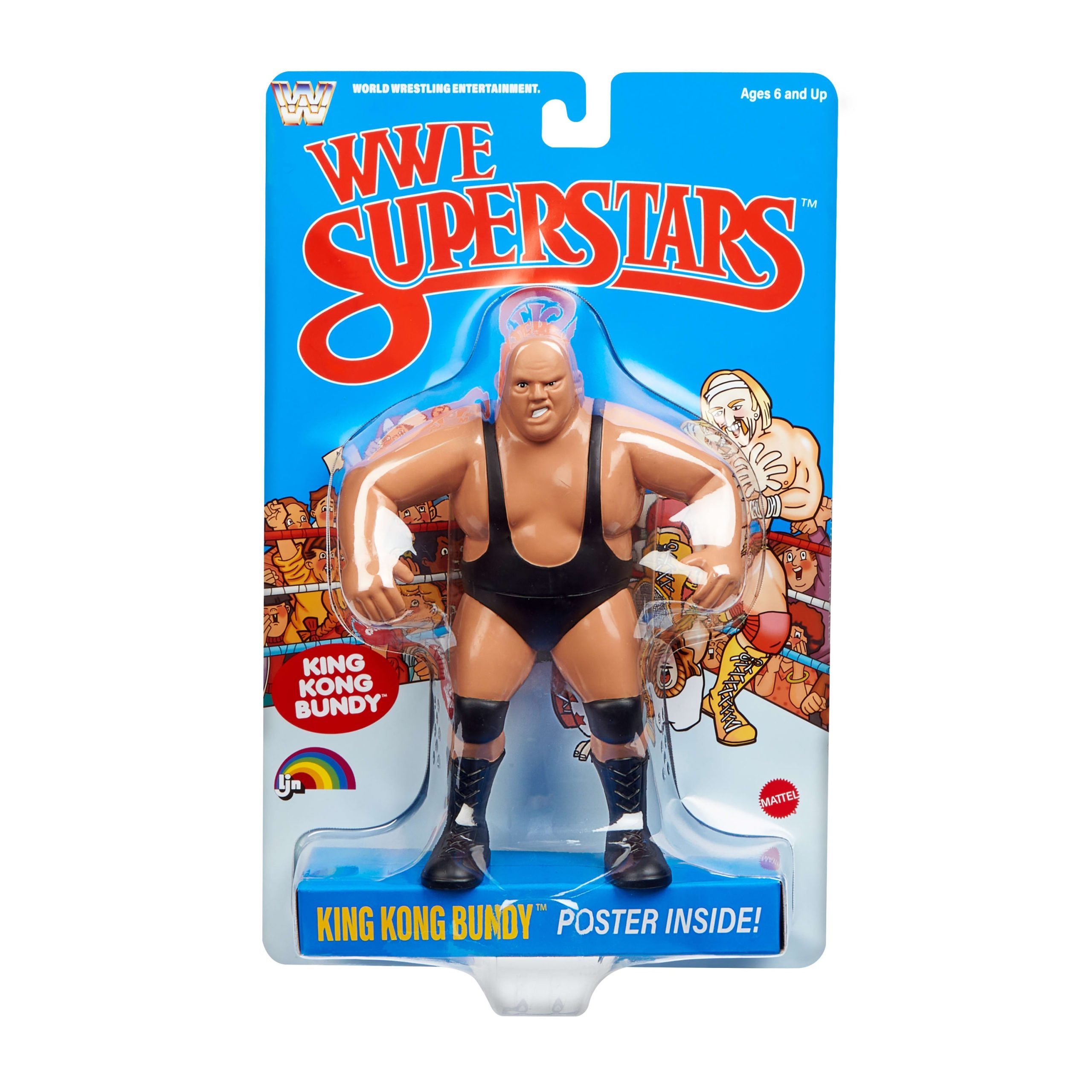 Ljn WWE Superstars King Kong Bundy Action Figure. 1980s Retro 8-Inch Collectible Toys - Image 2