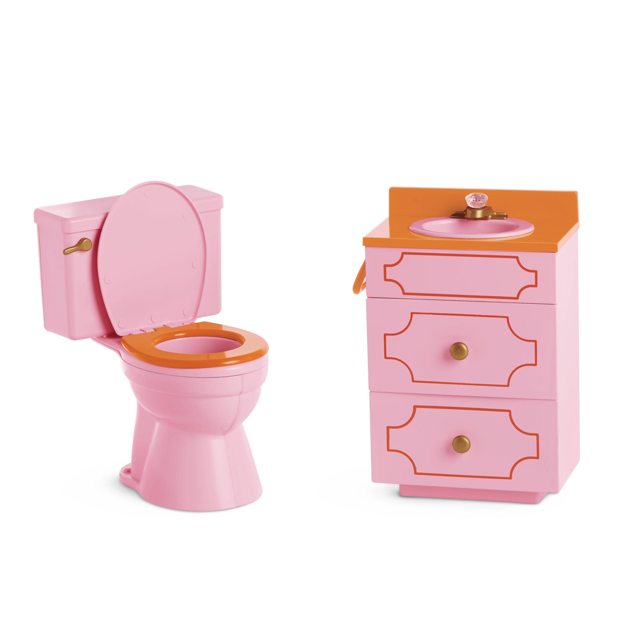 Julie's™ Groovy Bathroom for 18-inch Dolls (Historical Characters) - Image 6