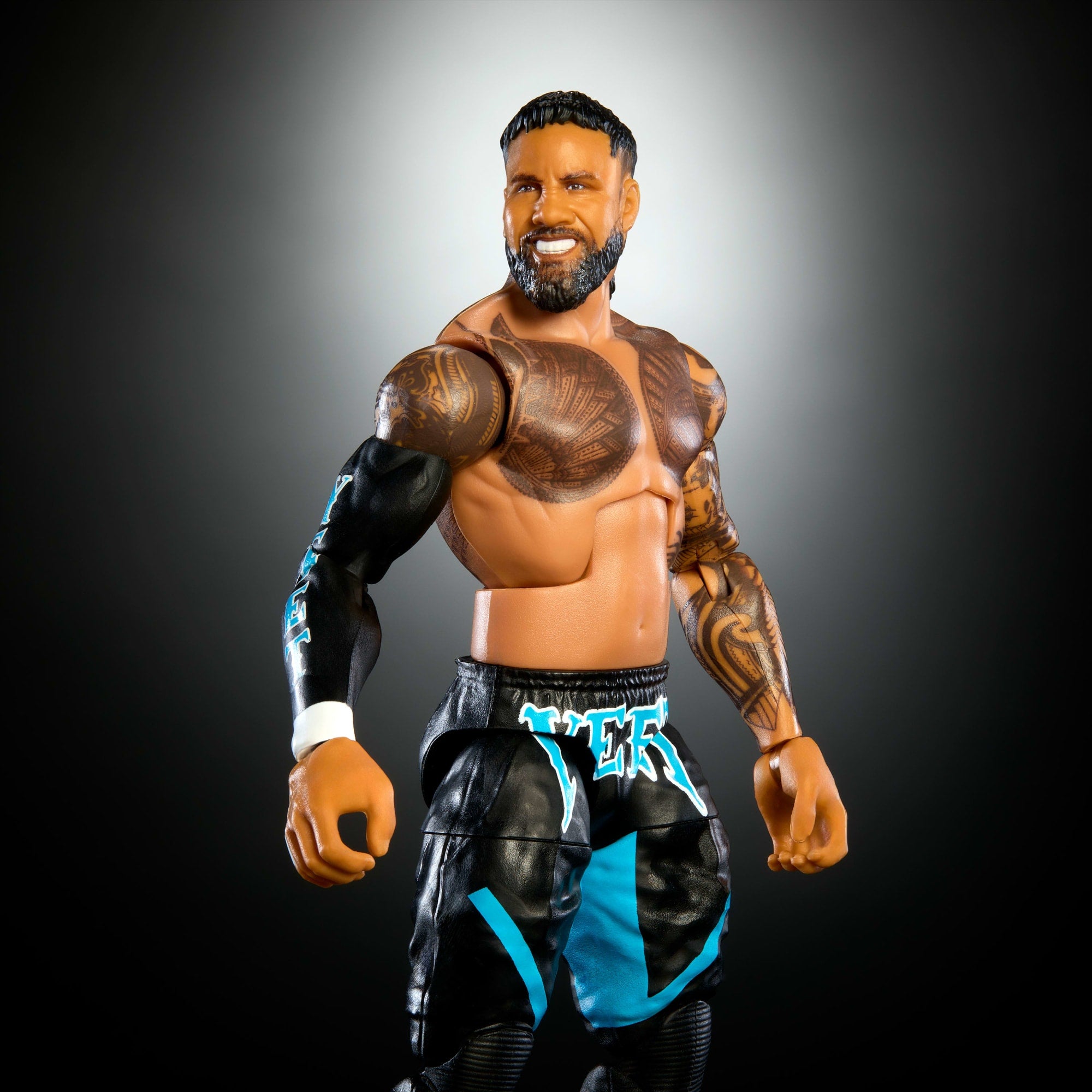 WWE Figura de Acción Elite Jey Uso azul - Image 3