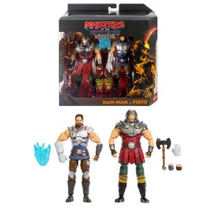 Masters Of The Universe Chronicles Action Figures 2 Pack. 2026 Movie Ram Man & Fisto. 6.5 Inch Scale