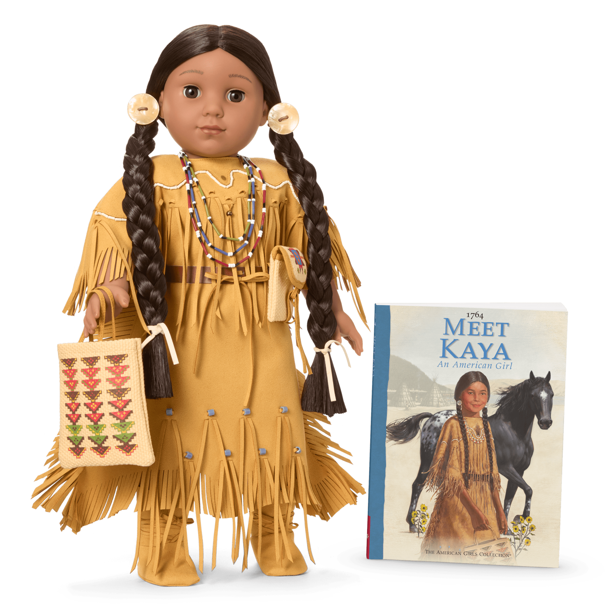 Kaya™ 18-inch Doll. Book & Accessories (Historical Characters)