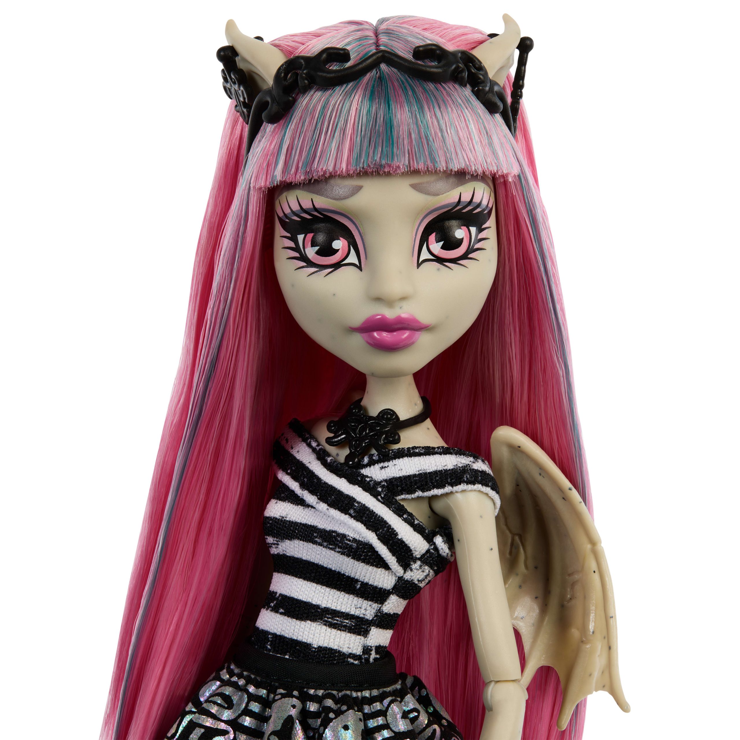 Monster High Boo-Riginal Creeproduction Rochelle Goyle Doll With Diary. Doll Stand And Pet - Image 2