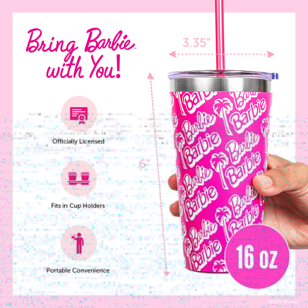 Barbie™ X Dragon Glassware® Tumbler - 16 Oz - Image 8