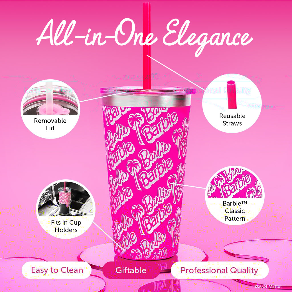 Barbie™ X Dragon Glassware® Tumbler - 16 Oz - Image 11