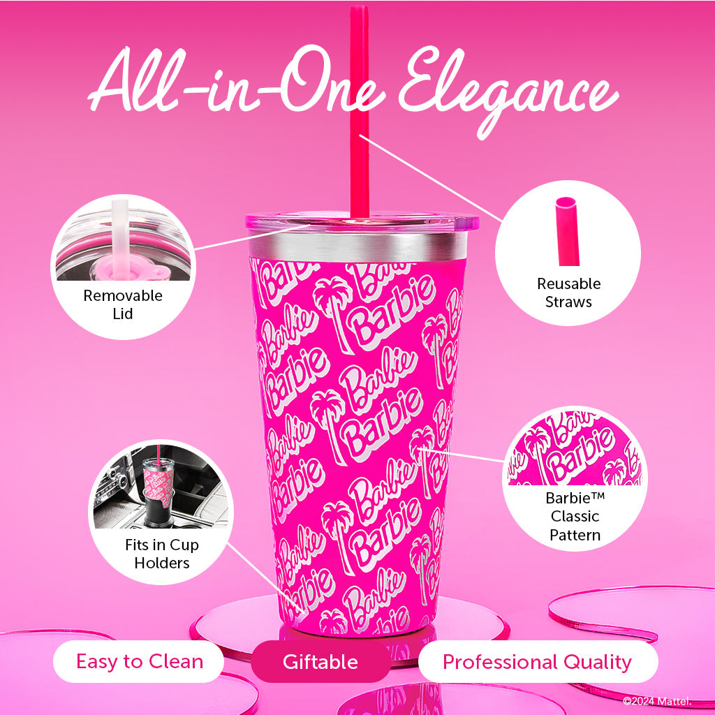 Barbie™ X Dragon Glassware® Tumbler - 16 Oz - Image 5