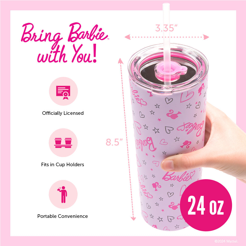 Barbie™ Love Out Loud Tumbler - 24 Oz - Image 3