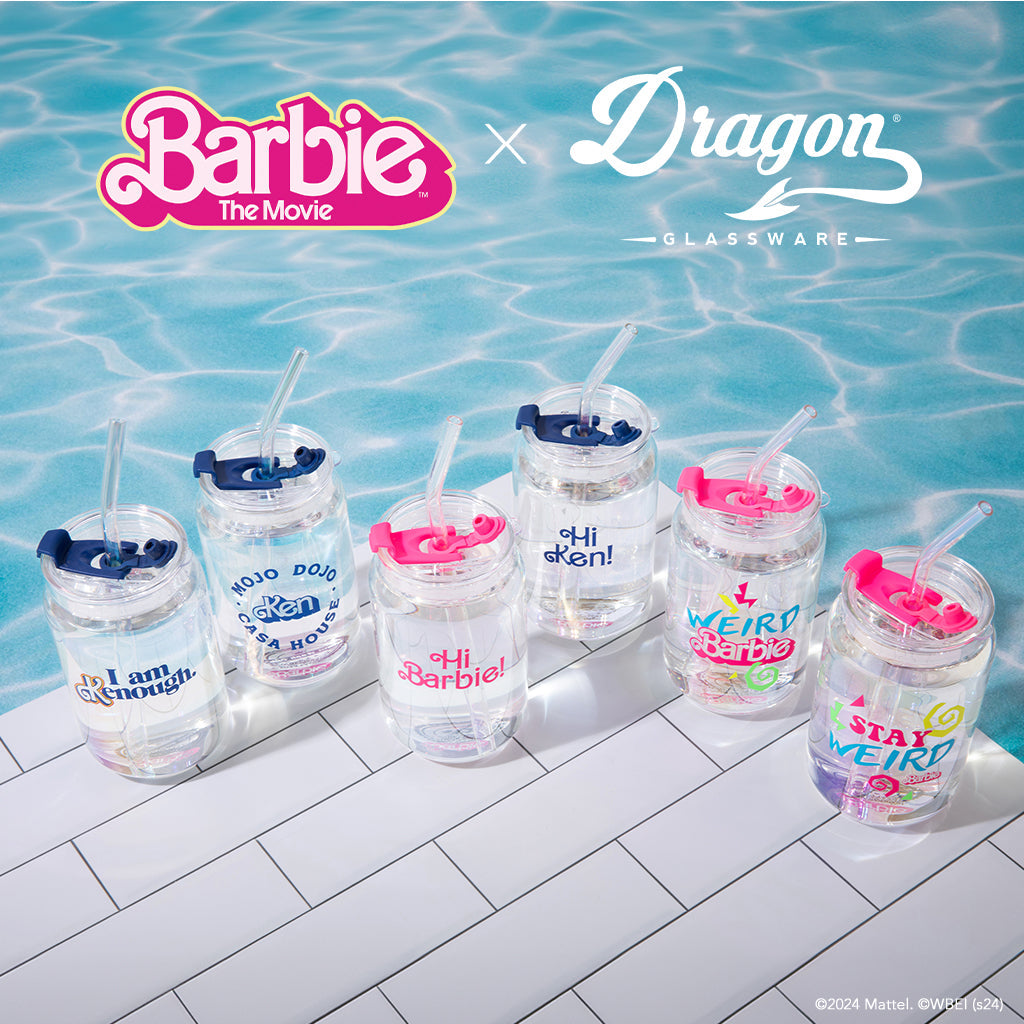 Barbie™ the Movie X Dragon Glassware® Hi Barbie! Hi Ken! Drinking Glasses - Image 19