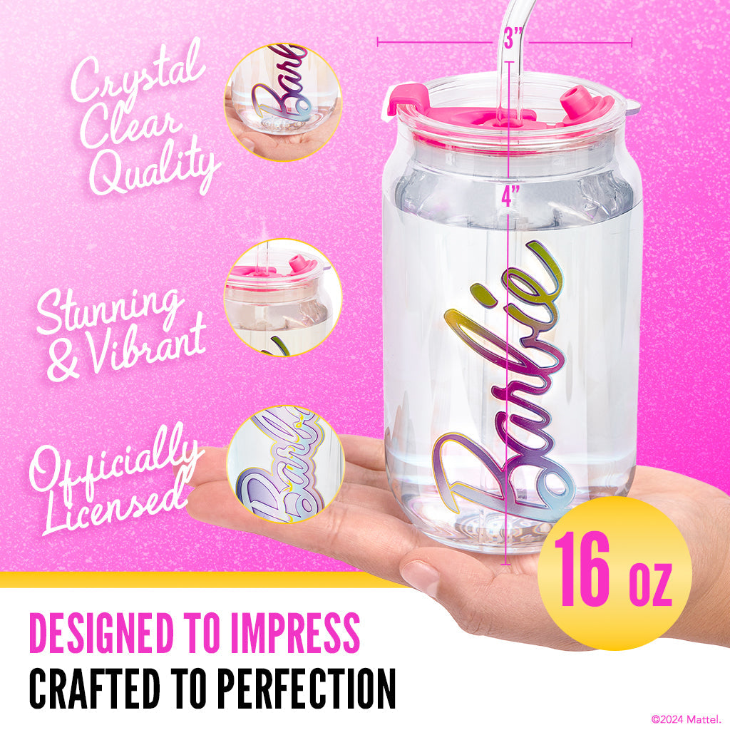 Barbie™ X Dragon Glassware® Aura Drinking Glasses - Image 2