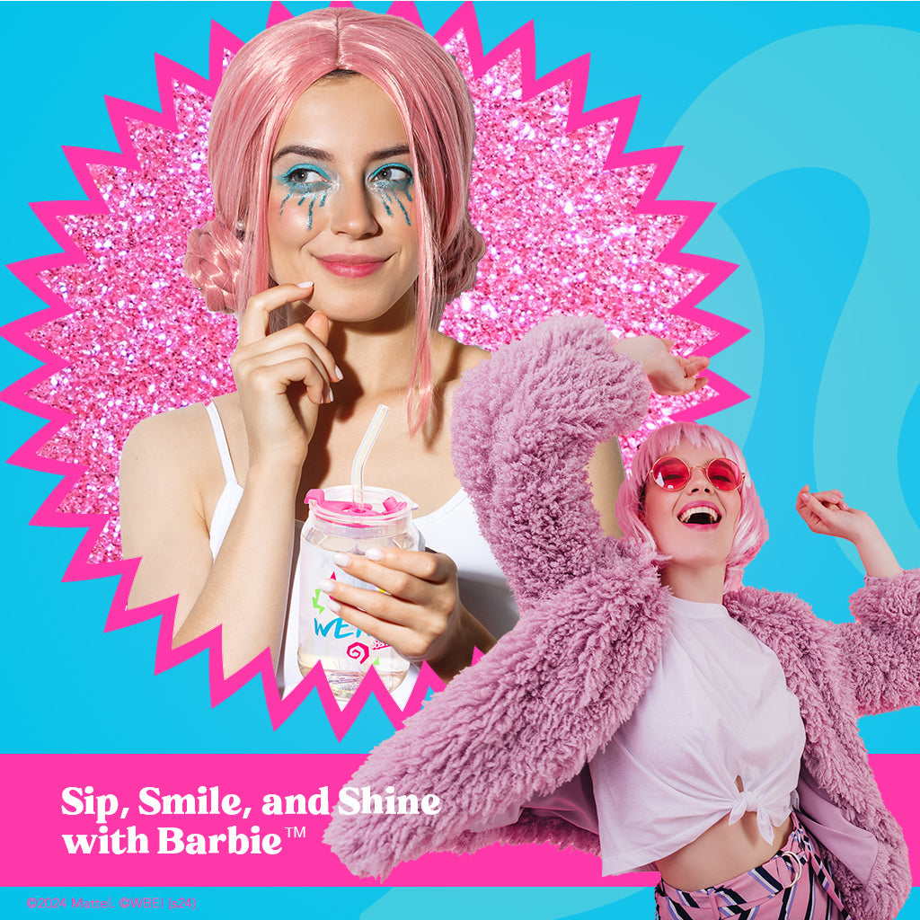 Barbie™ the Movie X Dragon Glassware® Weird Barbie™ Drinking Glasses - Image 13