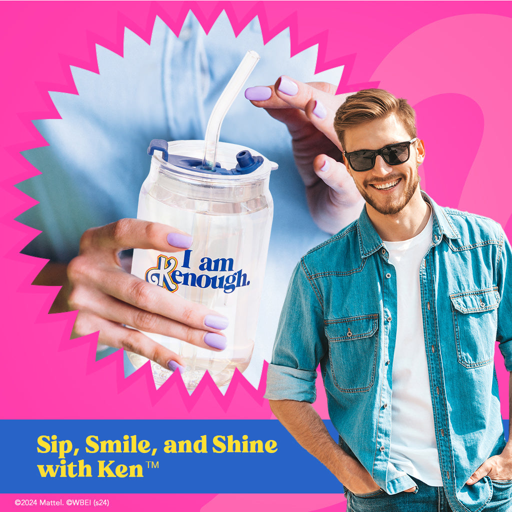Barbie™ the Movie X Dragon Glassware® I'm Just Ken™ Drinking Glasses - Image 12
