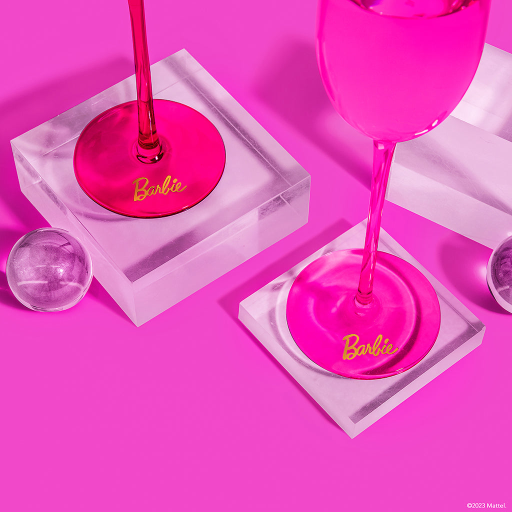 Barbie™ X Dragon Glassware® Champagne Flutes - Image 11