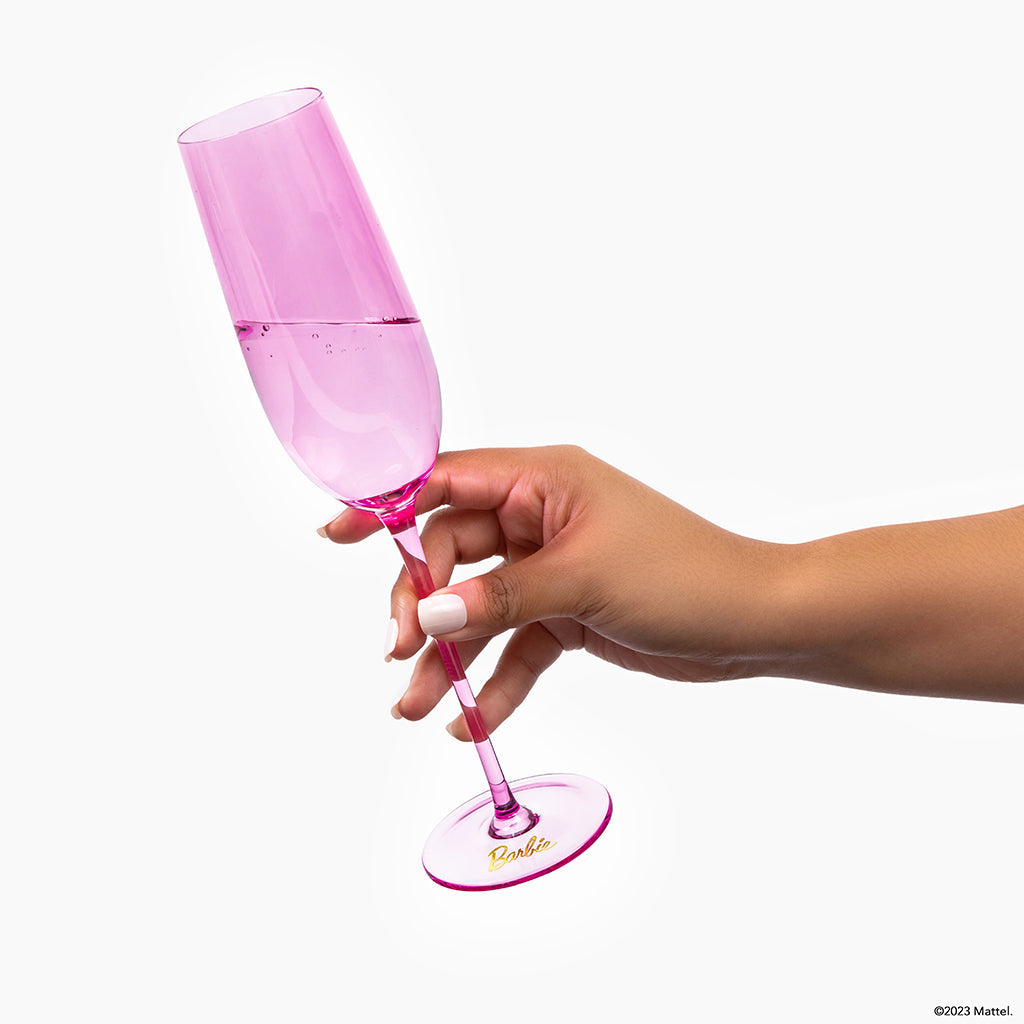 Barbie™ X Dragon Glassware® Champagne Flutes - Image 6