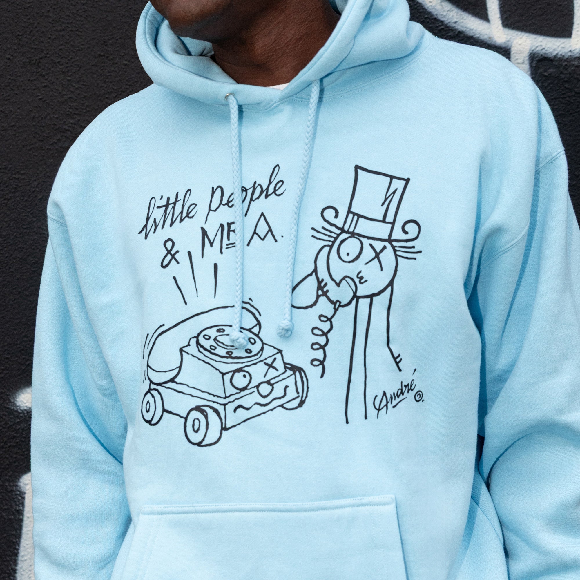 Fisher Price x André Saraiva Light Blue Hoodie - Image 2
