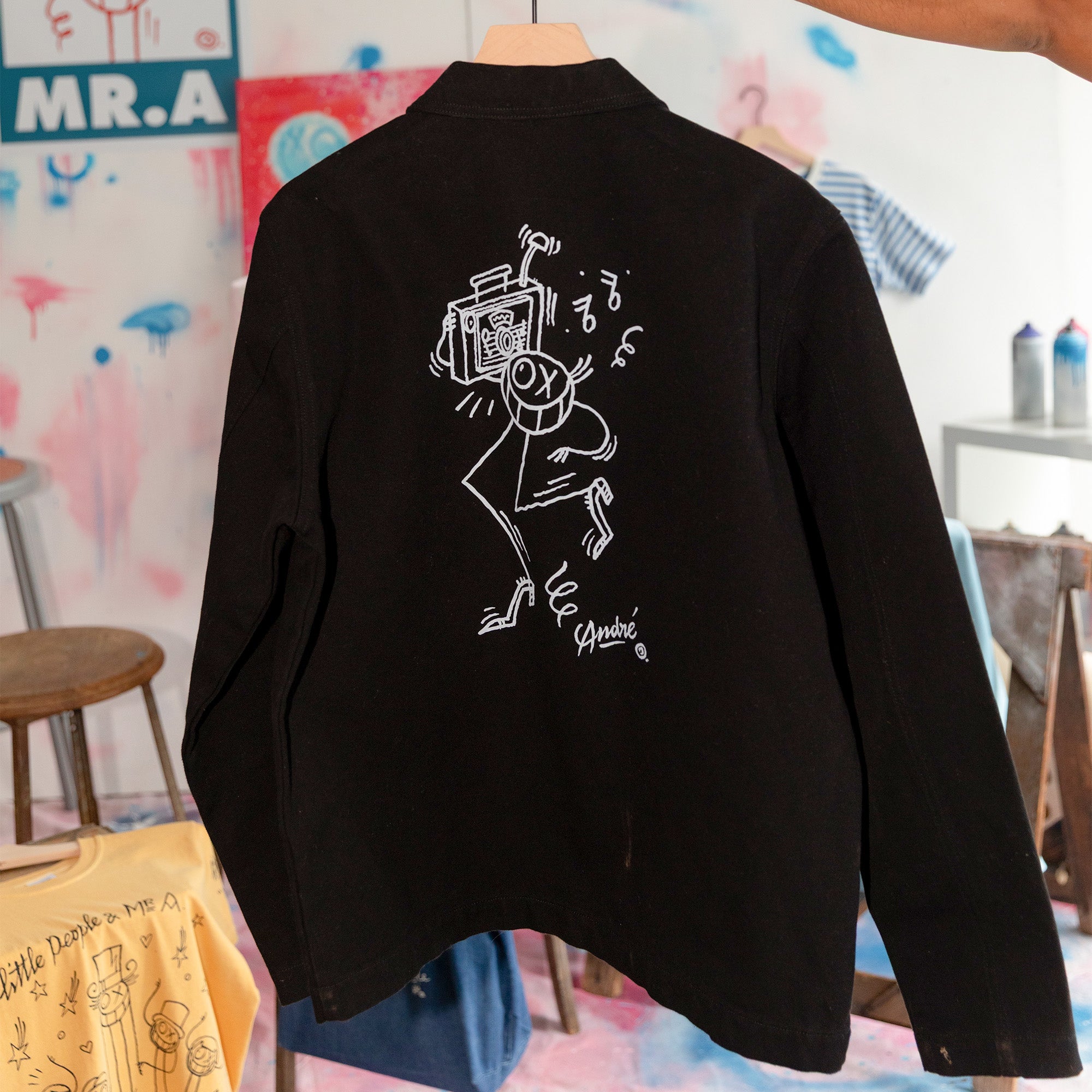Fisher Price x André Saraiva Black Chore Jacket - Image 5