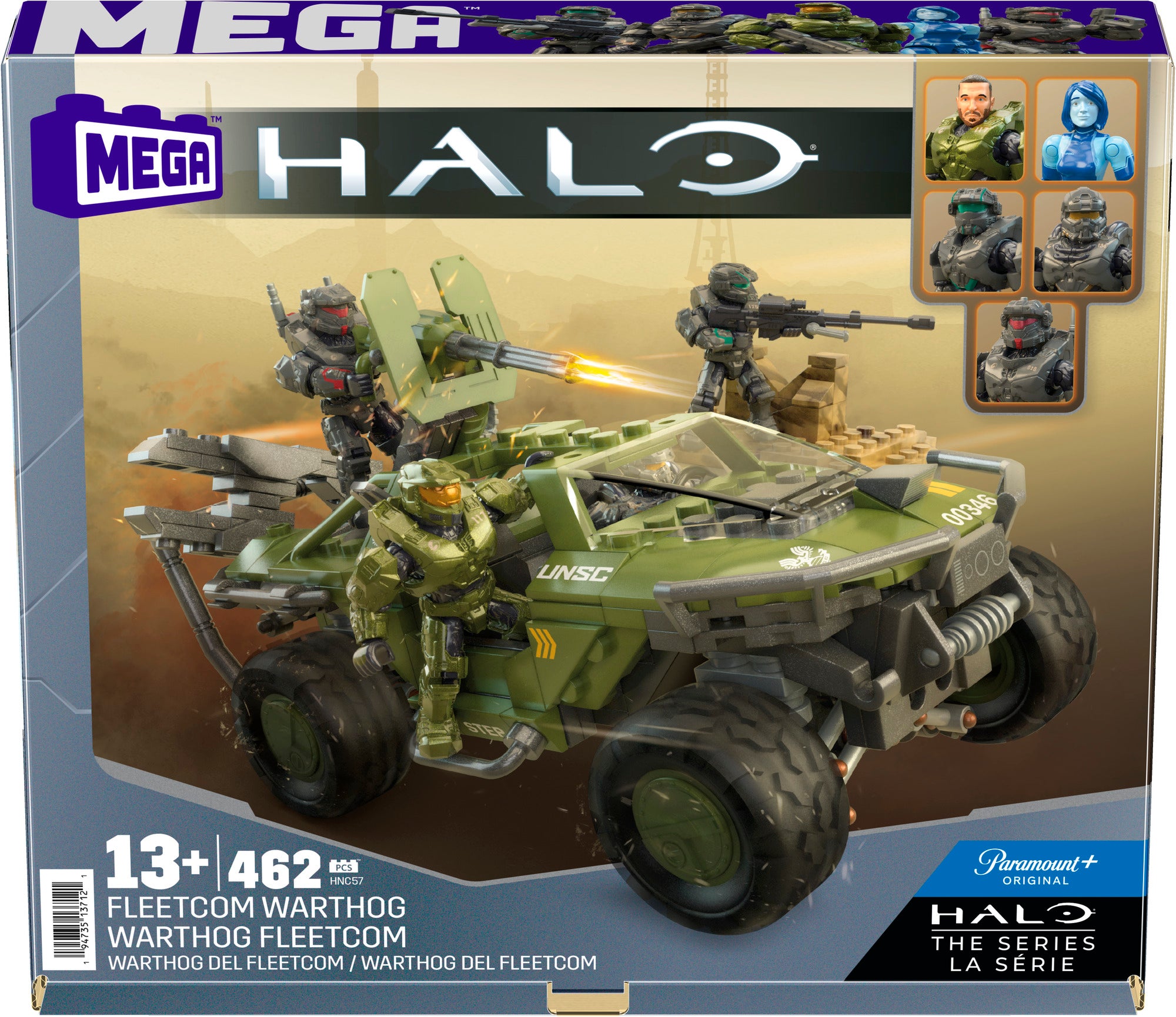 MEGA Halo FLEETCOM Warthog Vehicle Building Set - Image 5
