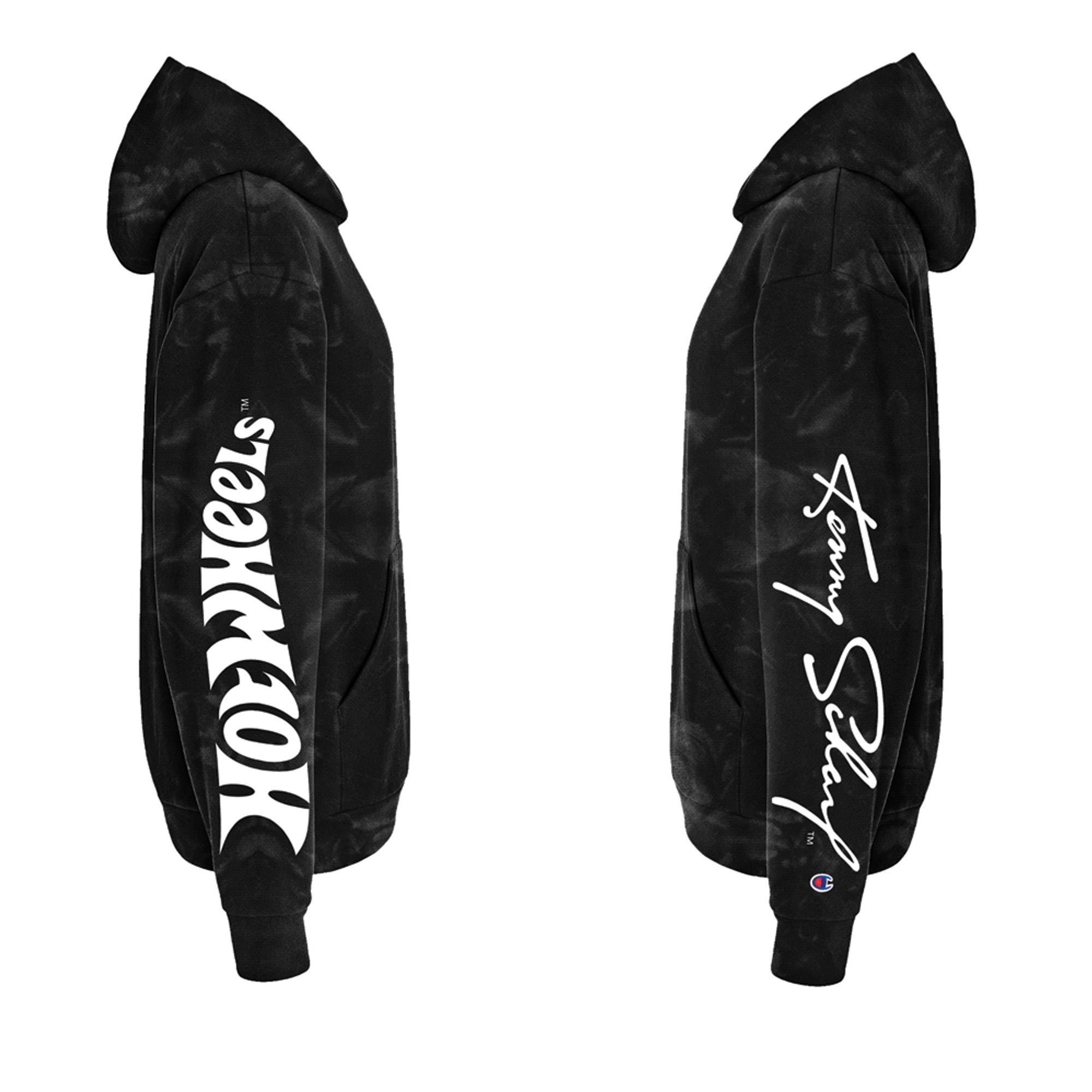 Hot Wheels x Kenny Scharf Black Tie Dye Hoodie - Image 11