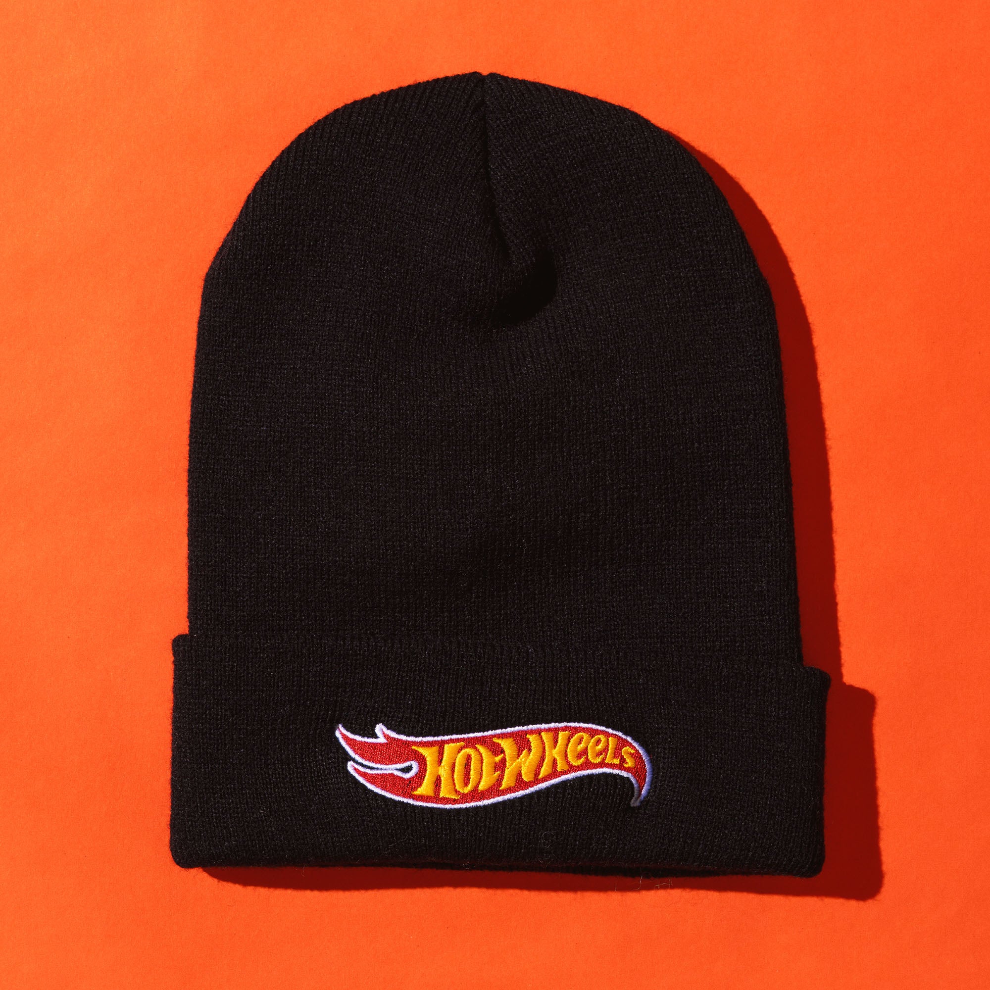 Hot Wheels Black Cuffed Beanie - Image 2