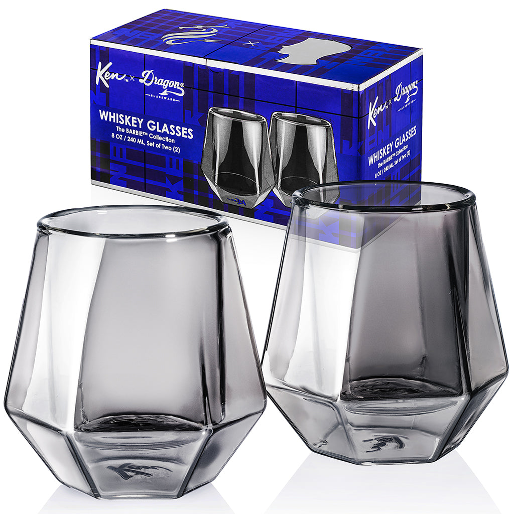 Barbie™ X Dragon Glassware® Ken™ Whiskey Glasses - Image 13