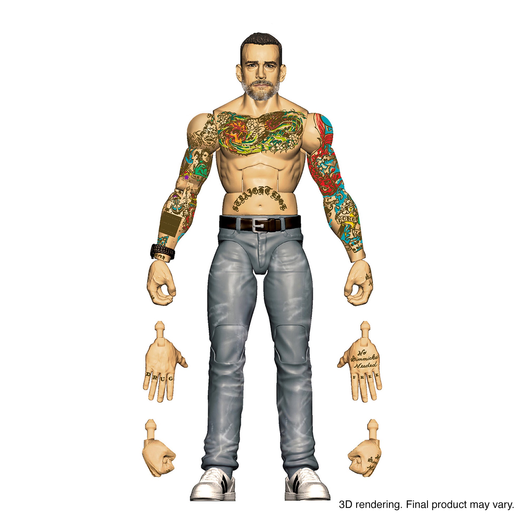 WWE Elite Collection CM Punk Returns Action Figure - Image 3