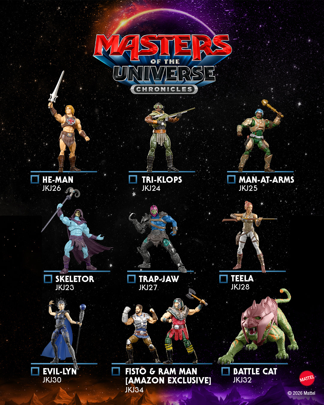 Masters Of The Universe Chronicles 2 Pack Ram Man & Fisto Figures - Image 6