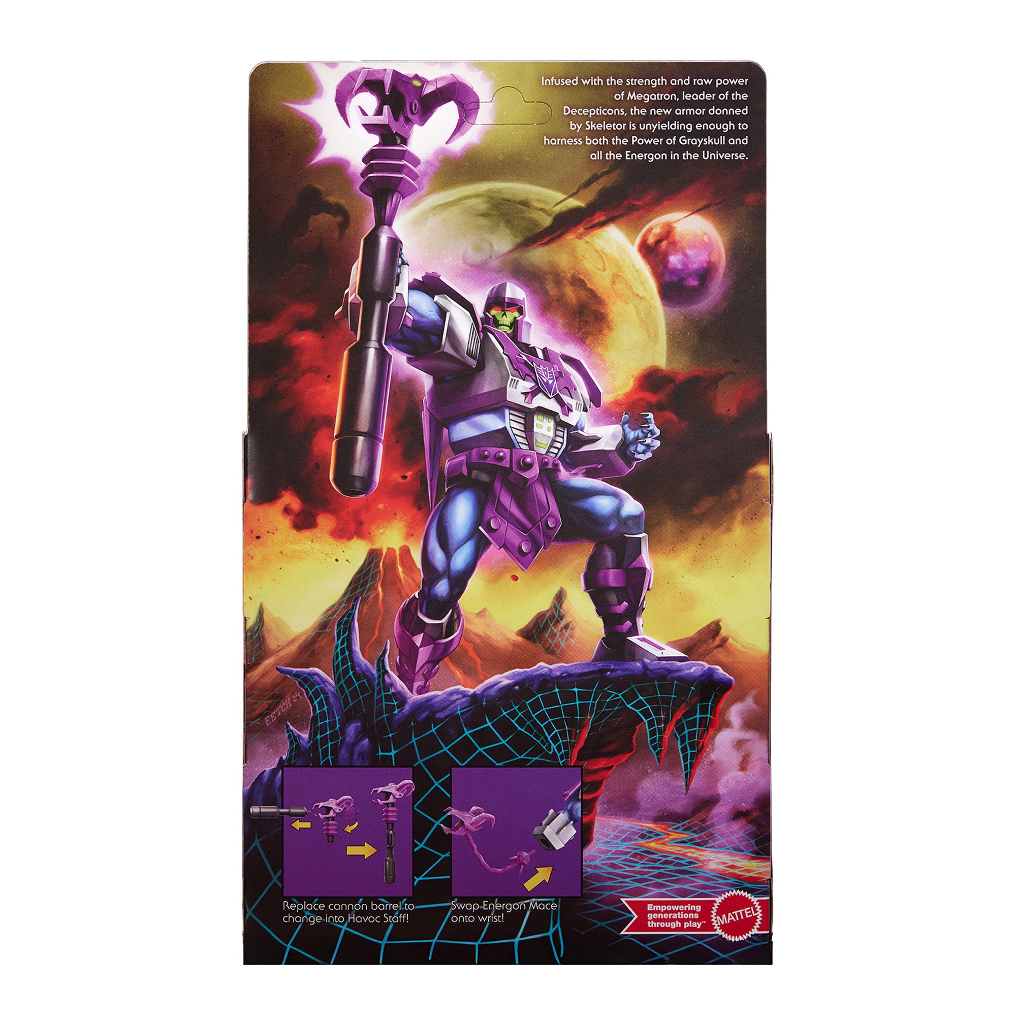 Masters of the Universe x Transformers Megatron Armor Skeletor Action Figure - Image 9