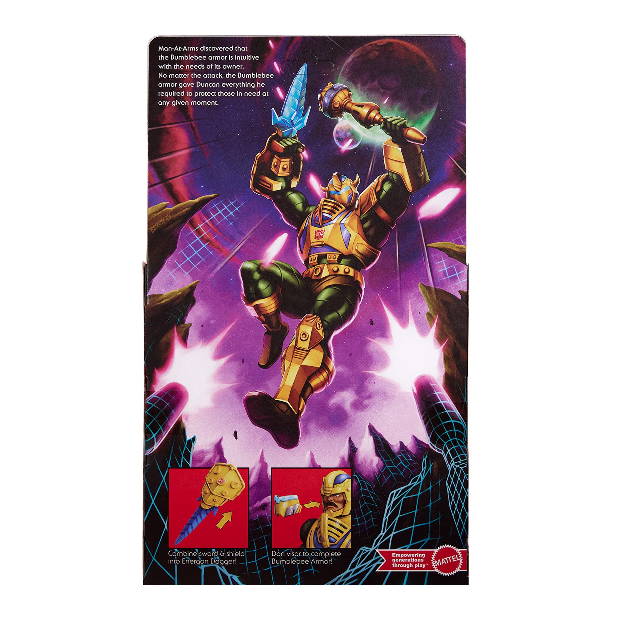 Masters of the Universe x Transformers Bumblebee Armor Man-At-Arms Action Figure - Image 10