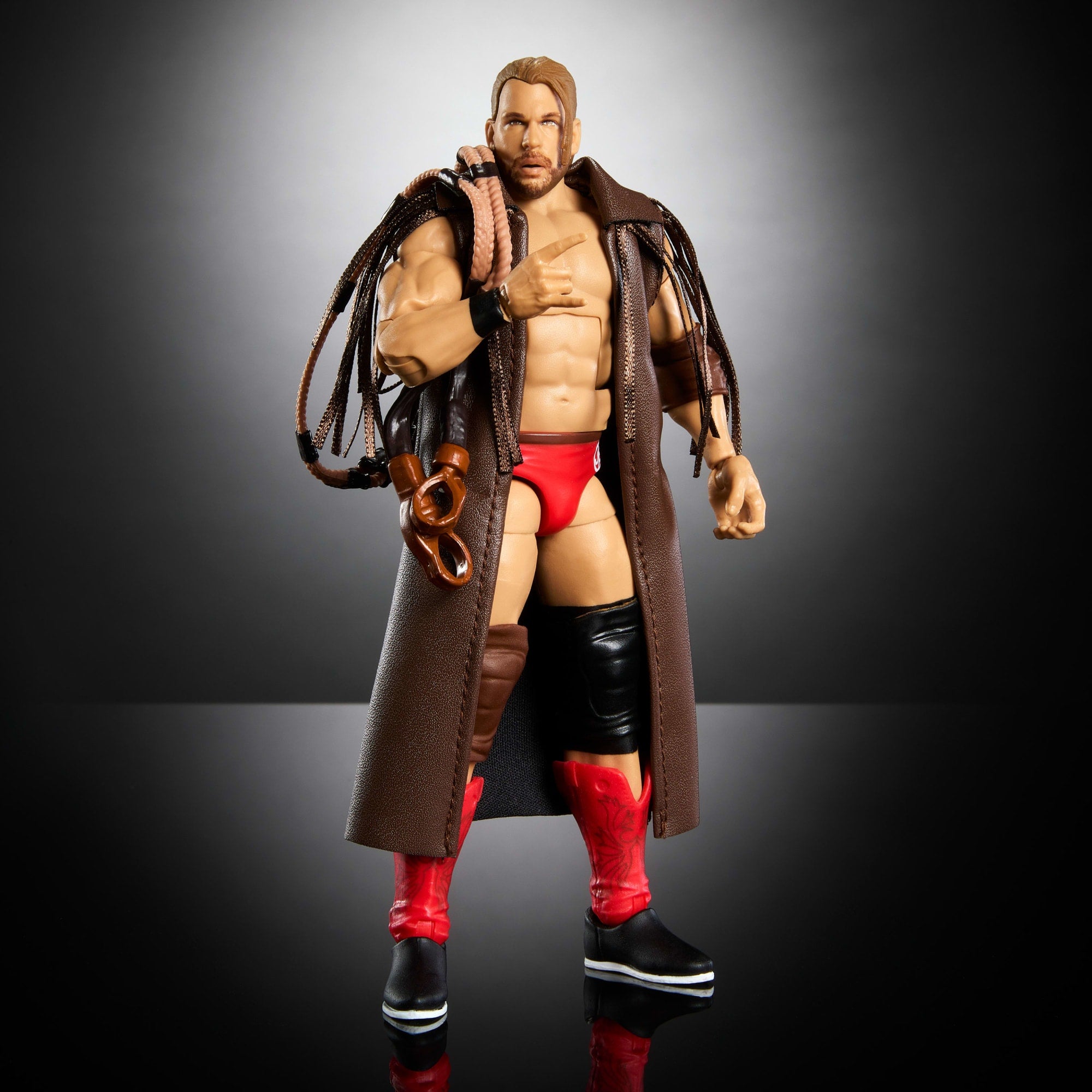 WWE Elite Legends Justin Hawk Bradshaw Action Figure - Image 2
