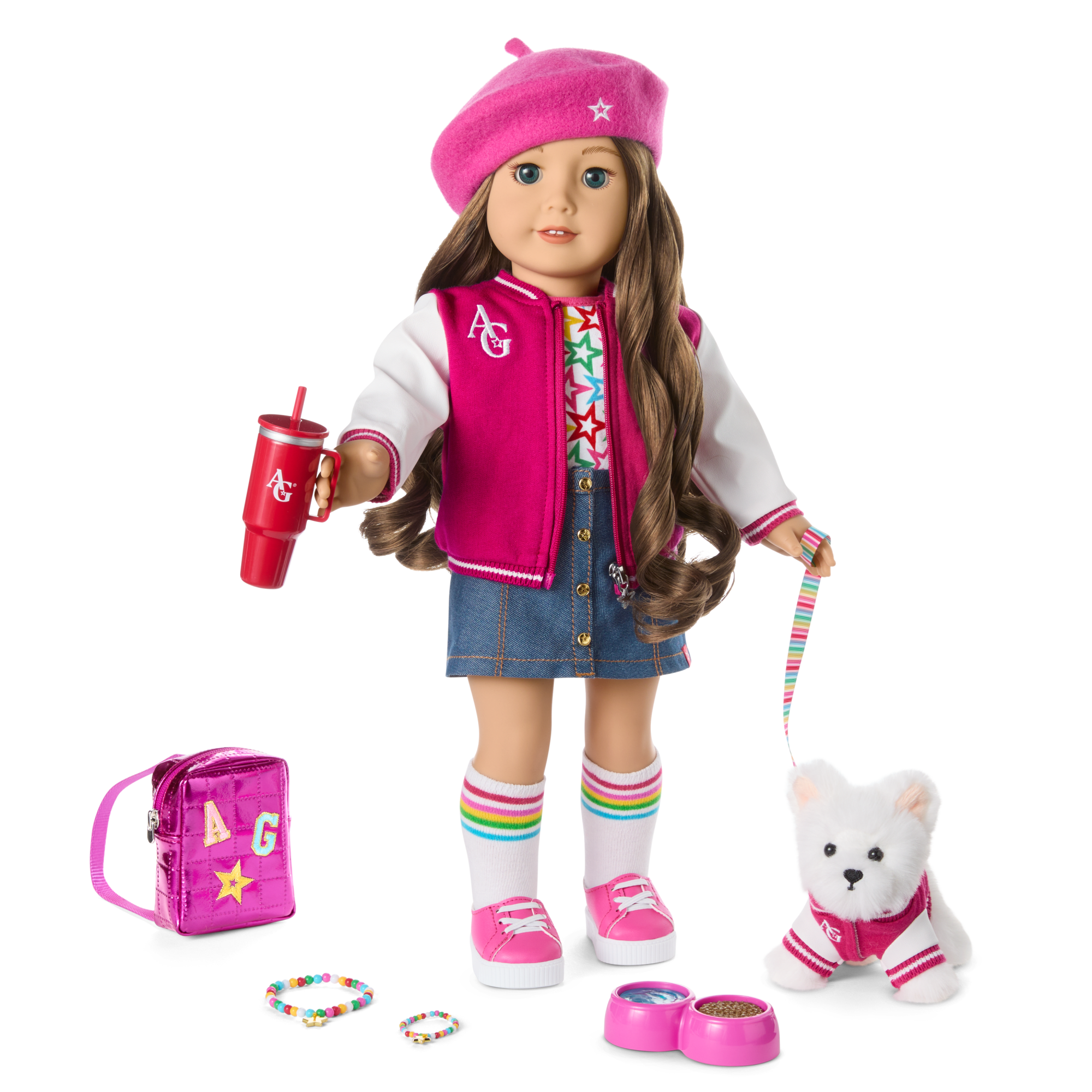 Truly Me™ 18-inch Doll #126 with wavy brown hair - Image 17