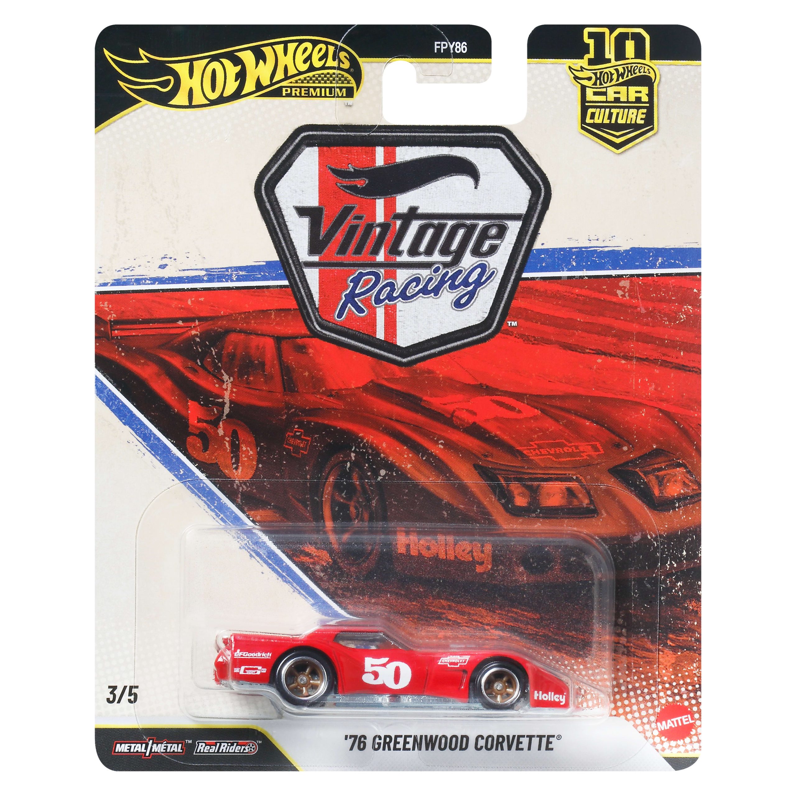 Hot Wheels Premium Car Culture '76 Greenwood Corvette