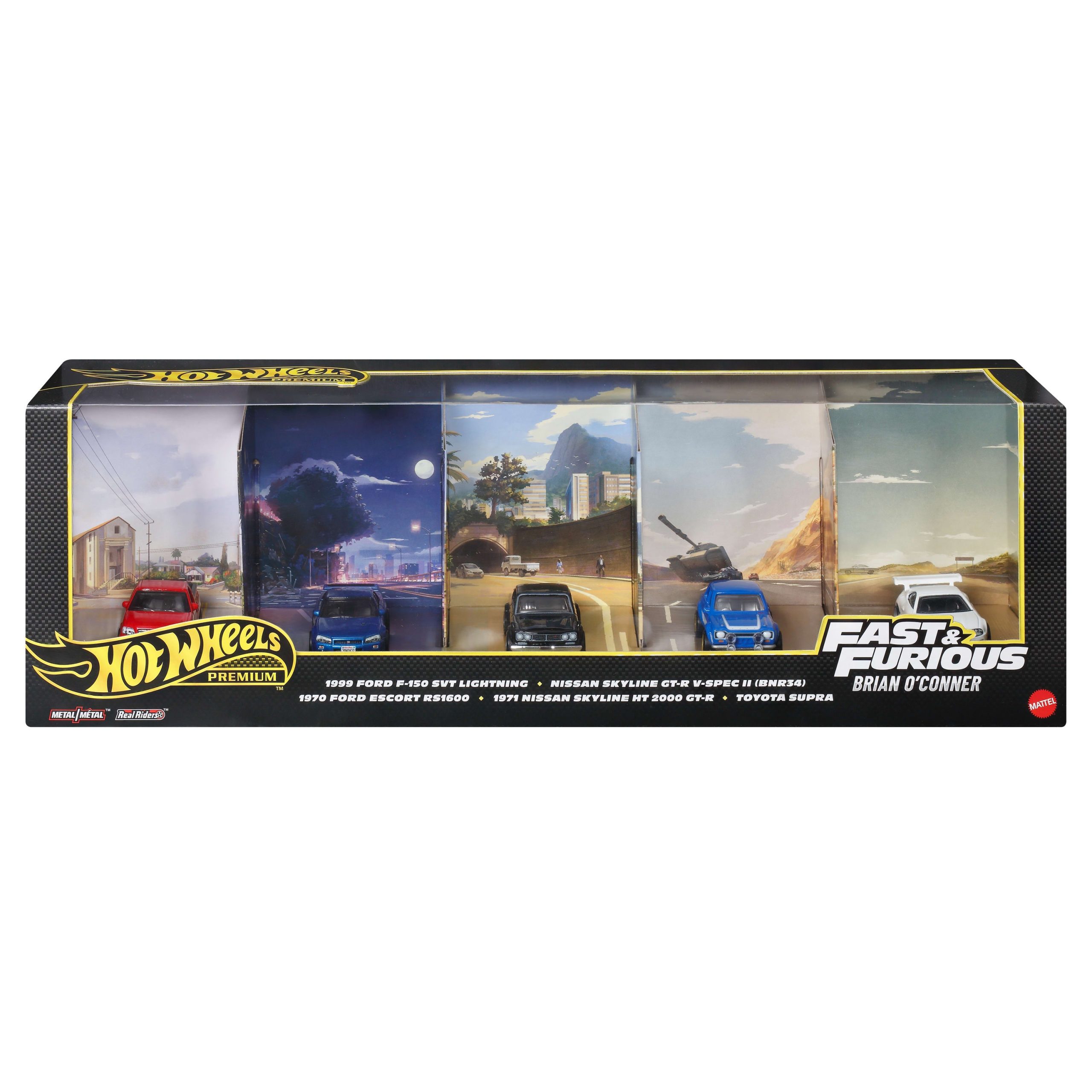Hot Wheels Premium Fast & Furious Bundle Of 5 1:64 Scale Die-Cast Toy Cars - Image 6