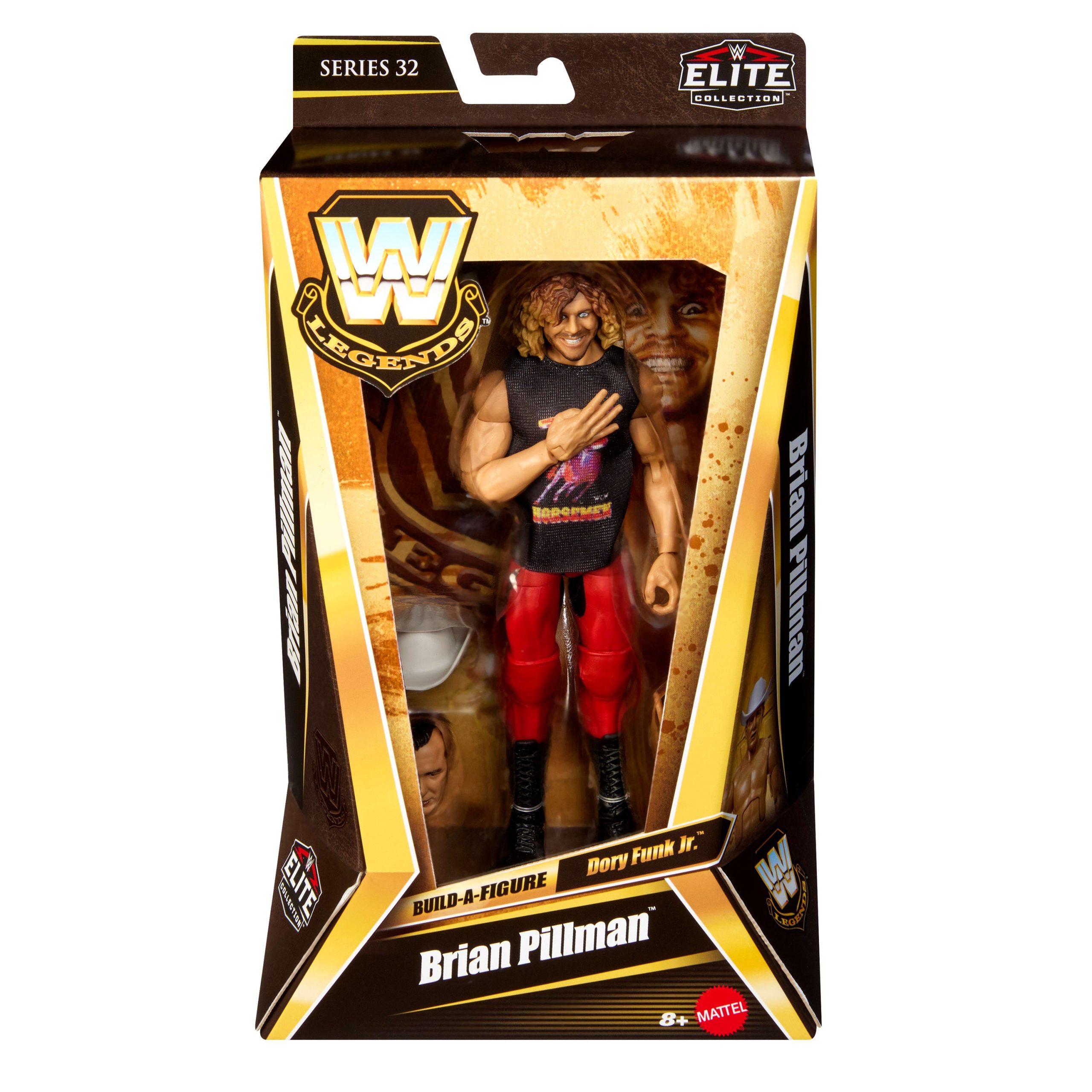 WWE Elite Legends Bam Bam Bigelow Action Figure & Accessories. Series 32 6-inch Collectible Set - Image 2