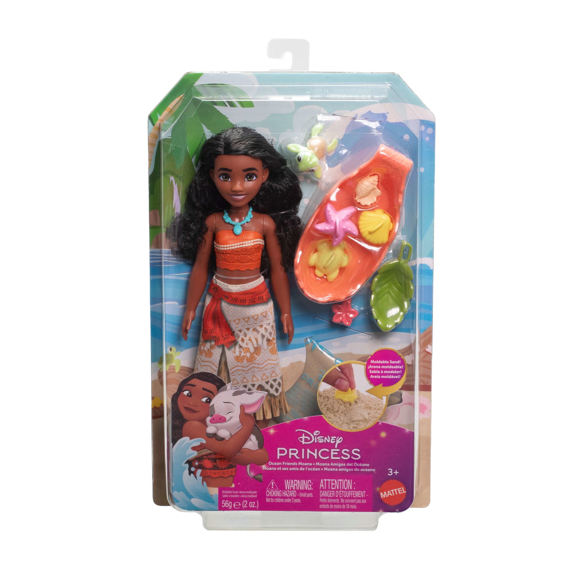 Disney Princesa Boneca Moana com Bebê Tartaruga - Image 6
