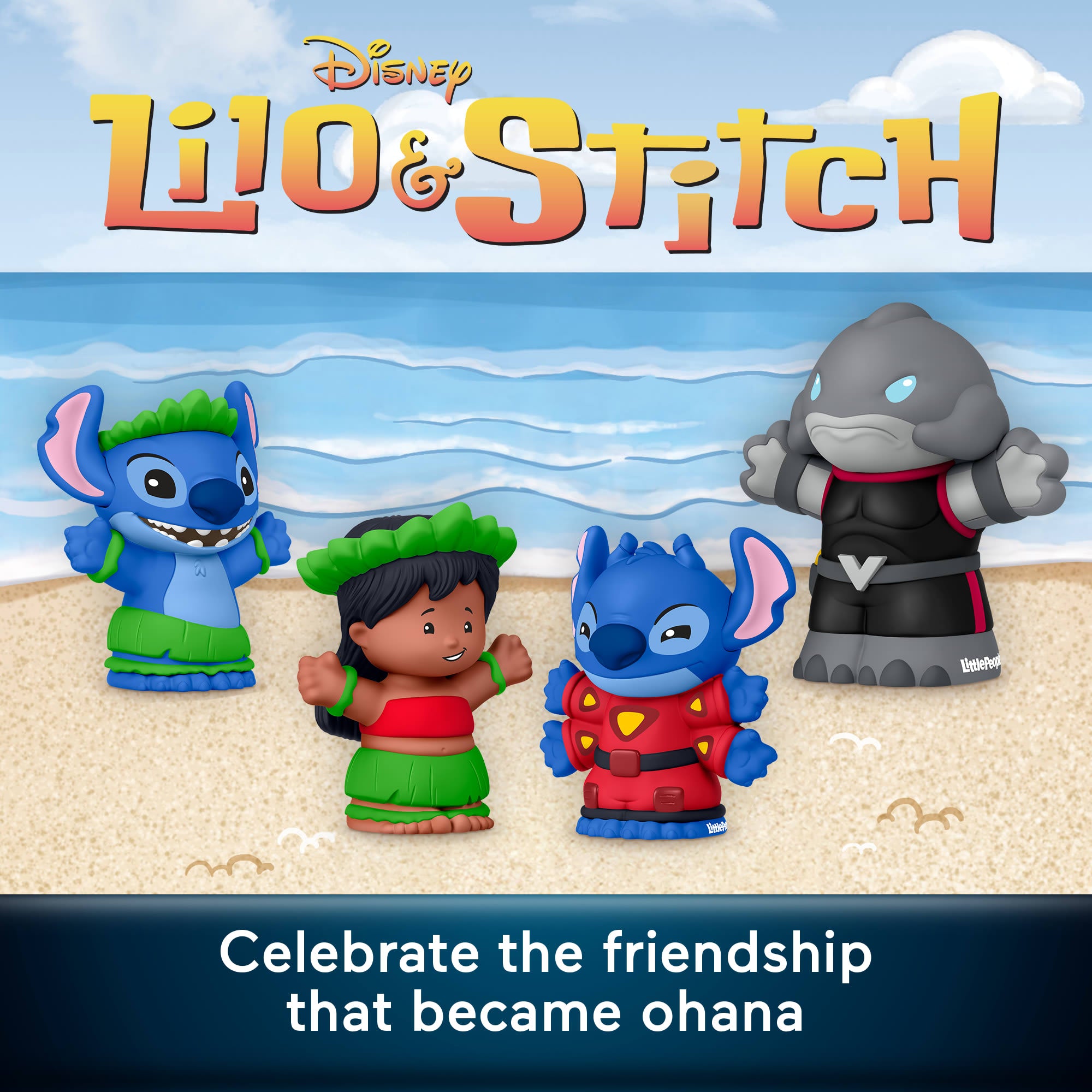 Little People Collector Disney Lilo & Stitch Special Edition Set For Adults & Fans. 4 Figures - Image 2