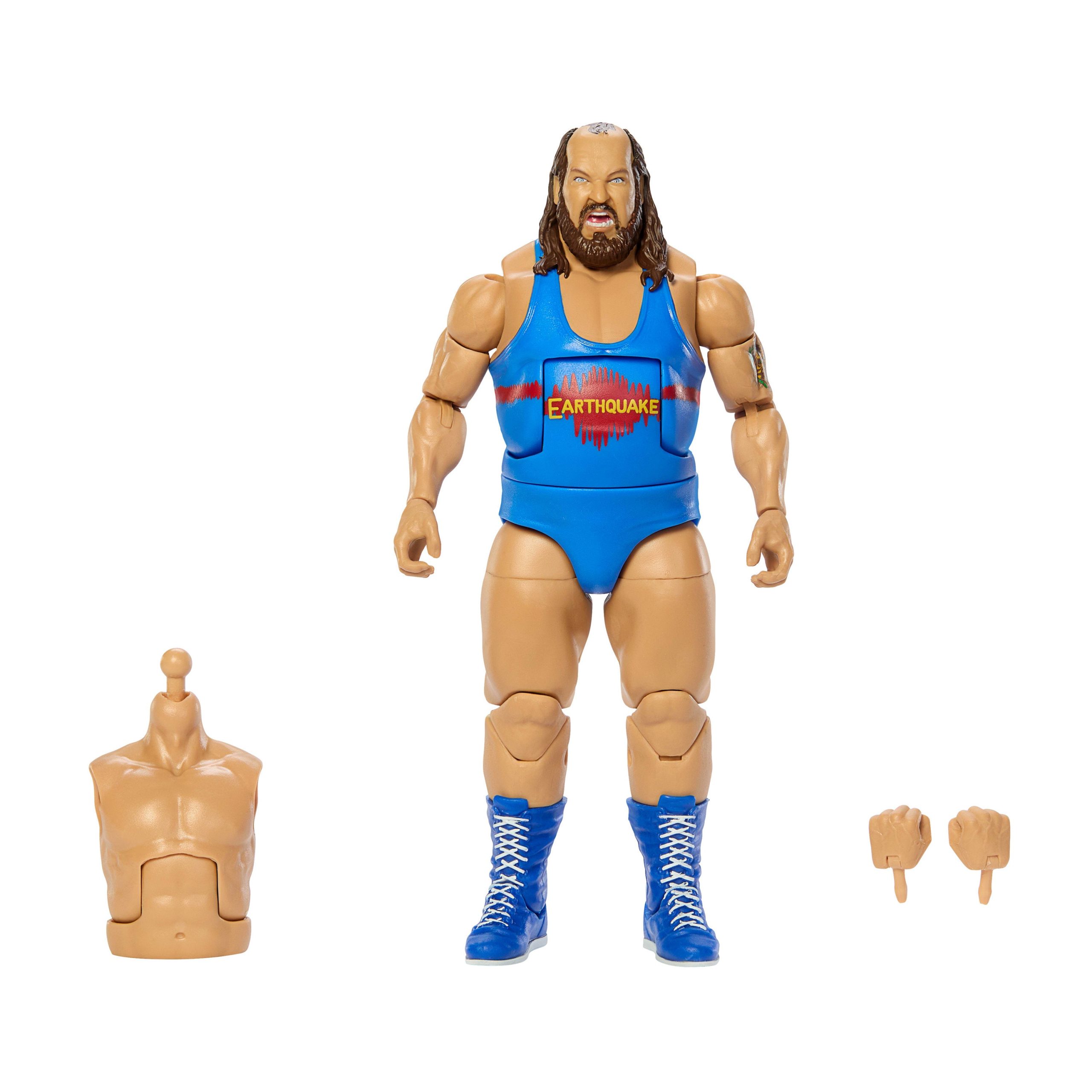 WWE Elite Legends Earthquake Action Figure & Accessories. Series 32 6-Inch Collectible Set