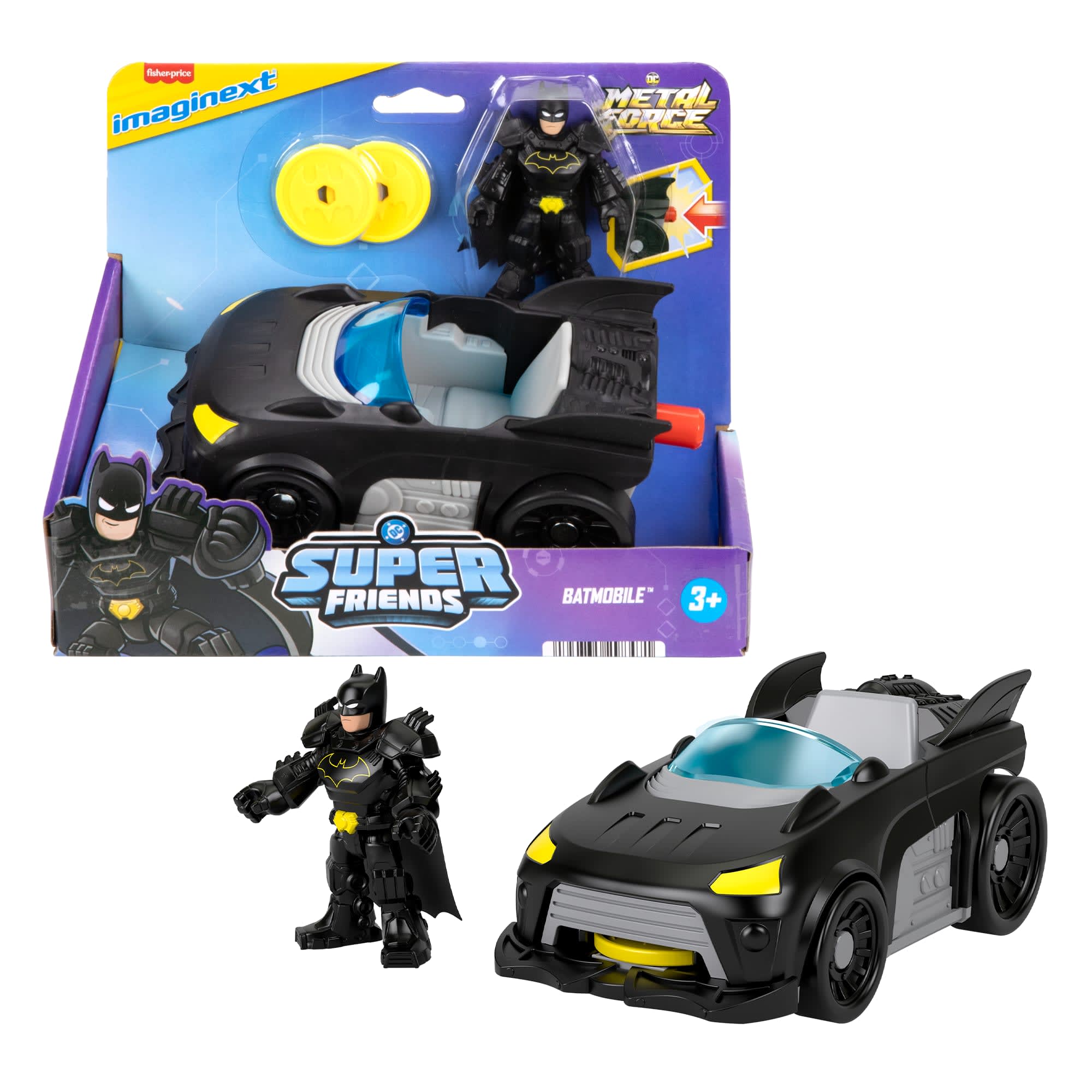 Imaginext DC Super Friends Set de Juego Batman y Vehículo