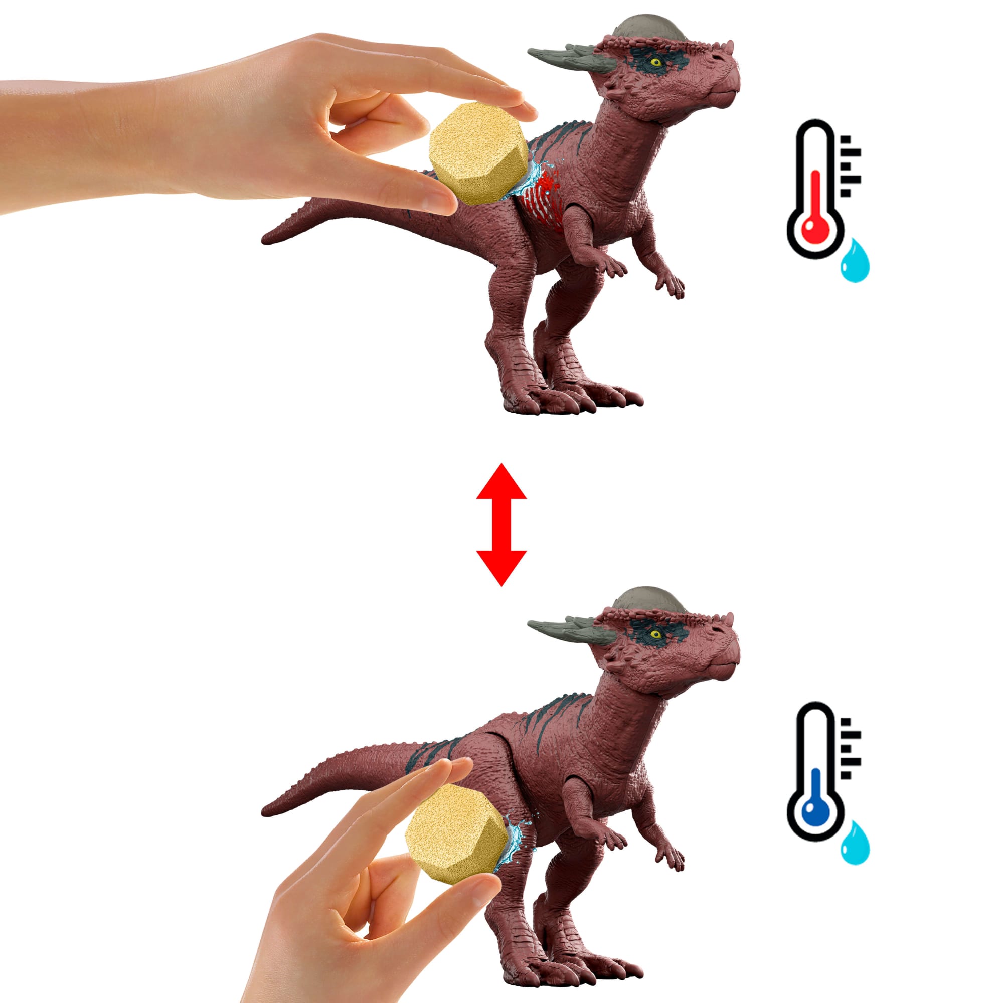Jurassic World Dinosaurio de Juguete Dino Reveal Paquete de Batalla - Image 5