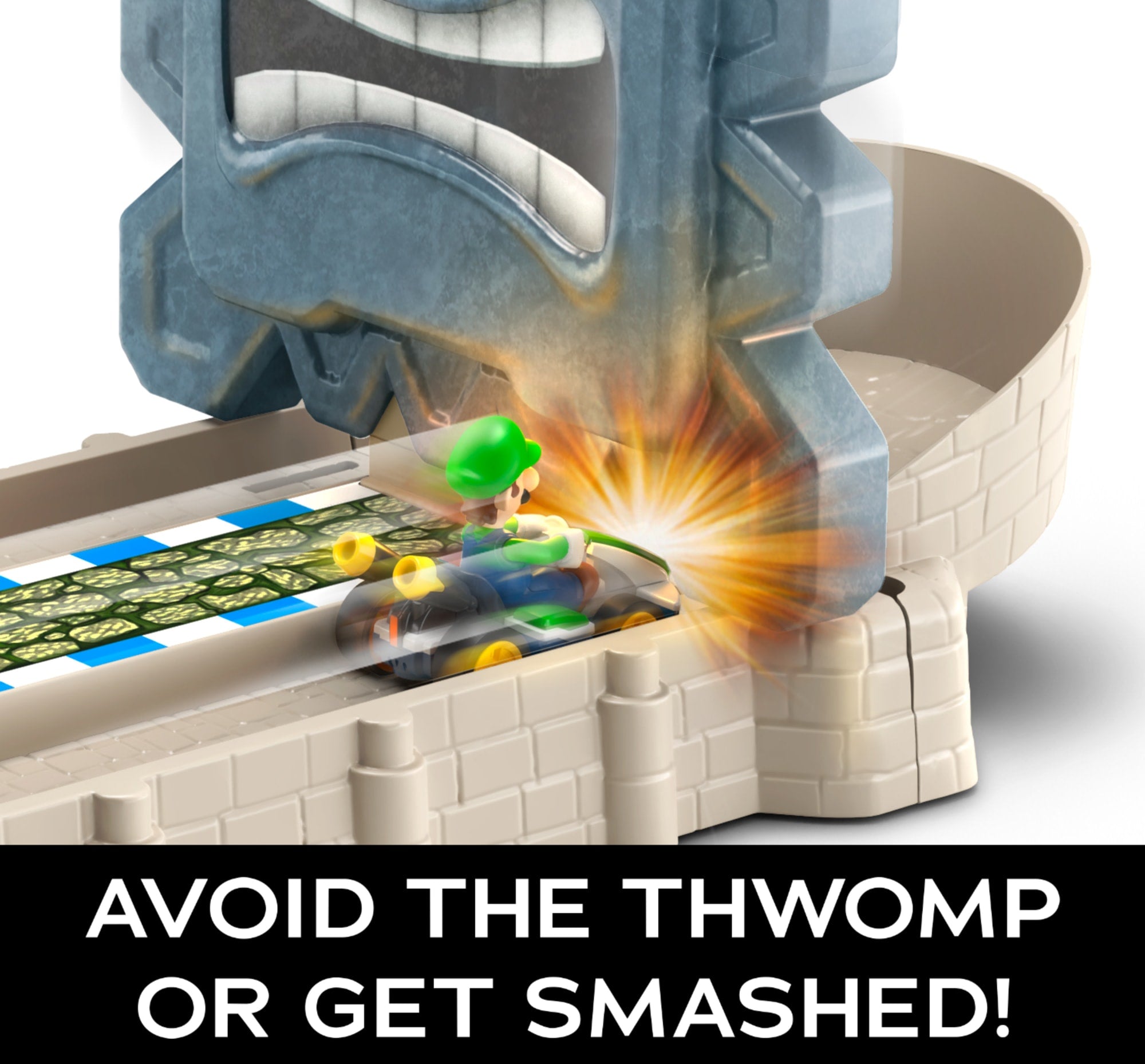 Hot Wheels Mario Kart thwomp Ruins Track Set - Image 3