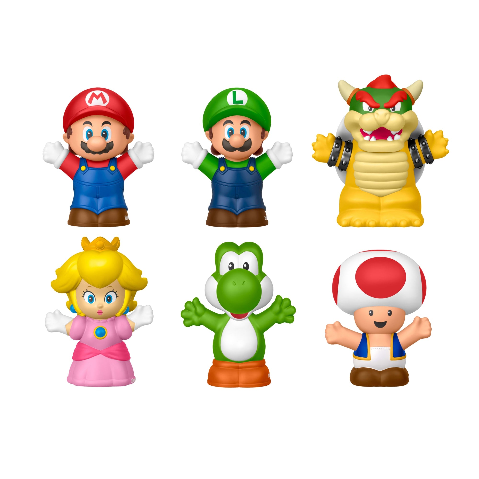 Little People Mario Bros Brinquedo para Bebês FP Little People Conjunto De Figuras Do Mario Bros - Image 4