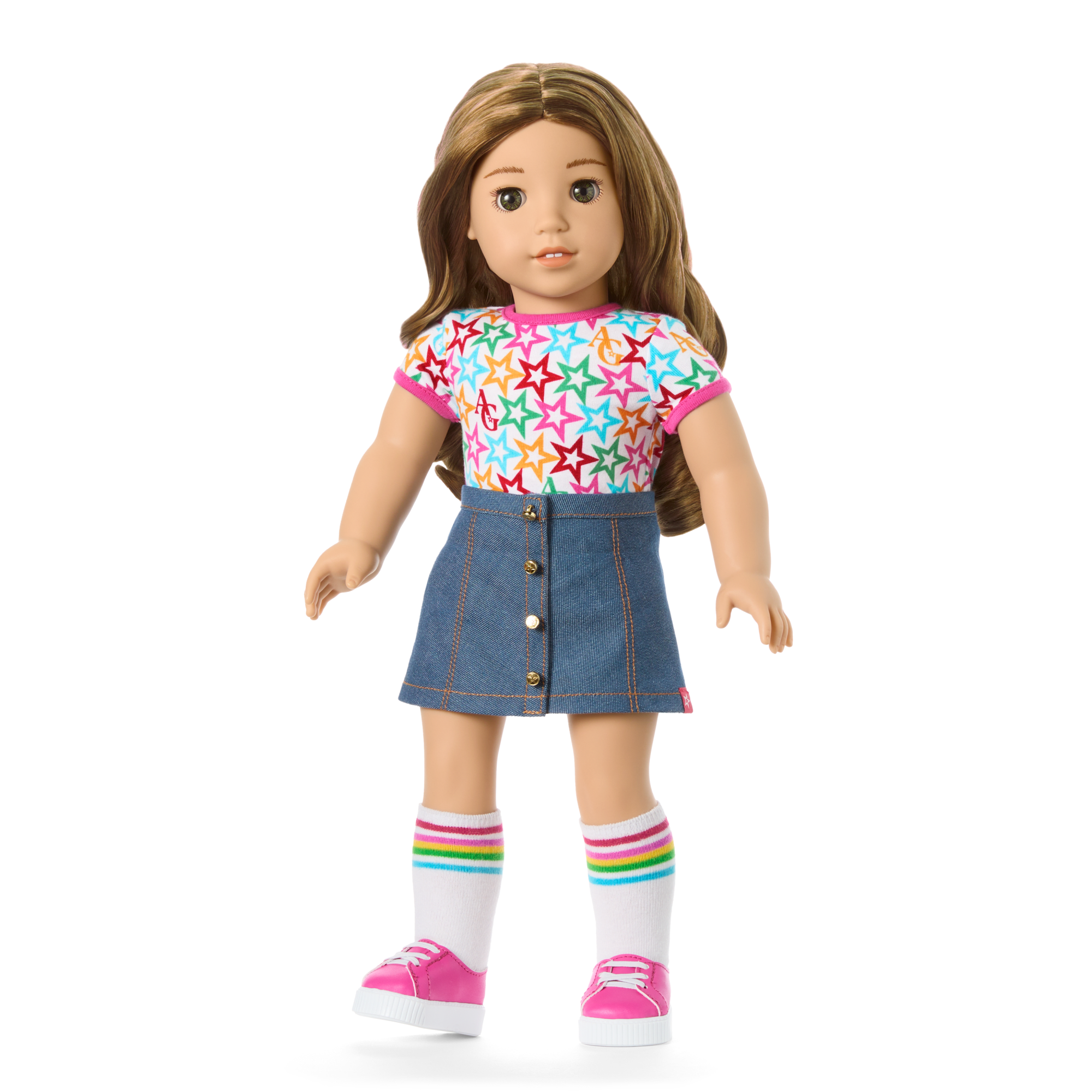 Truly Me™ 18-inch Doll #118 with curly caramel hair - Image 7