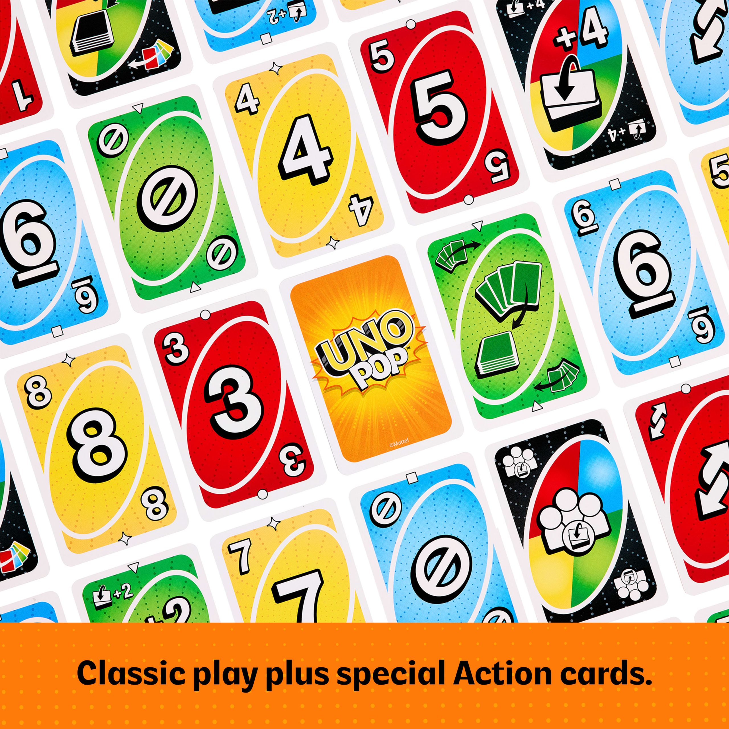 UNO Pop Card Game For Kids. Adult & Family Nights. 2-6 Players Ages 7+ - Image 5