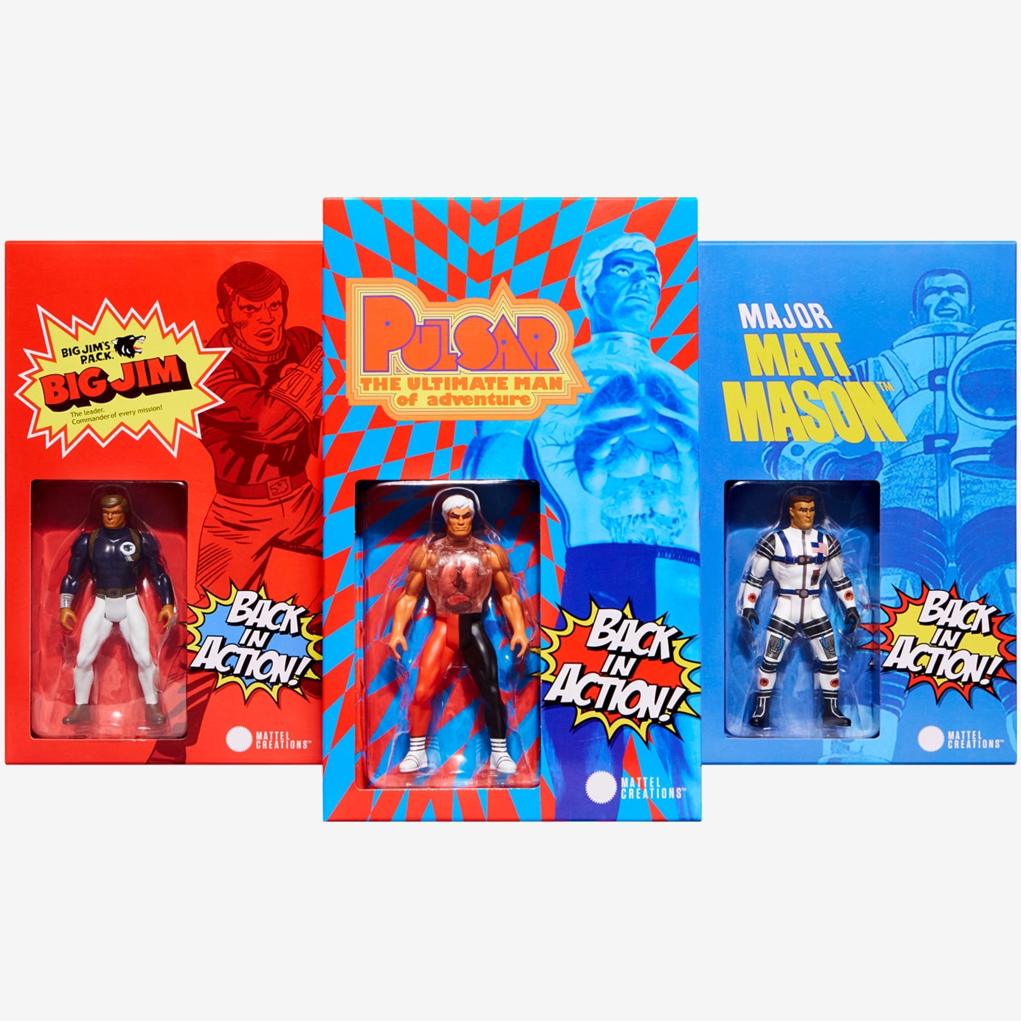 Back in Action! Major Matt Mason Big Jim & Pulsar Figures - Image 2