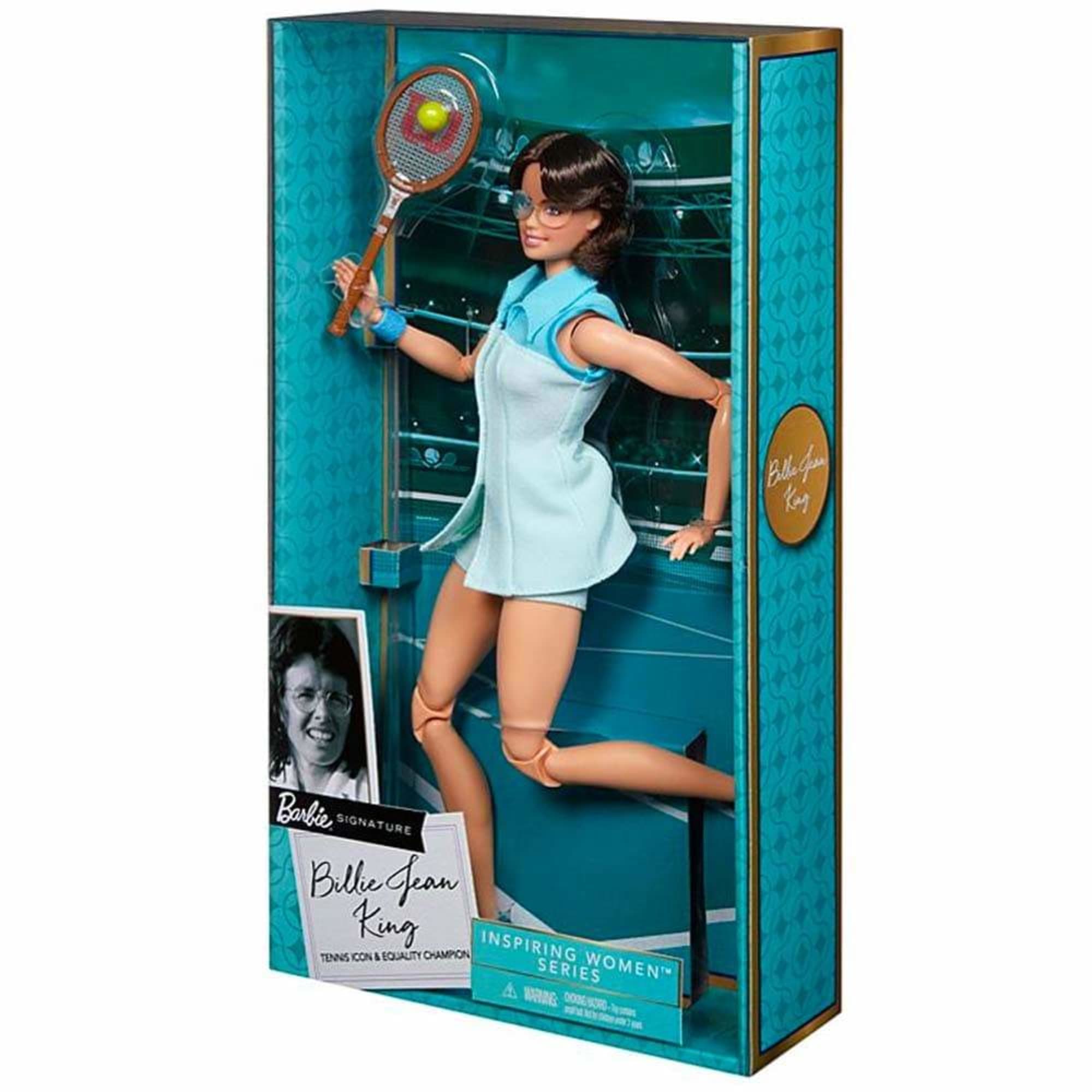 Billie Jean King Barbie Inspiring Women Series Doll - Image 14