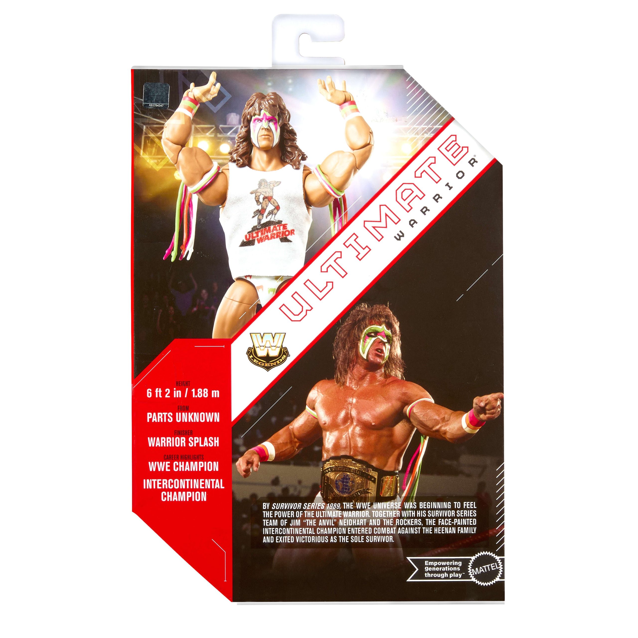 WWE Ultimate Legends Ultimate Warrior Action Figure - Image 7